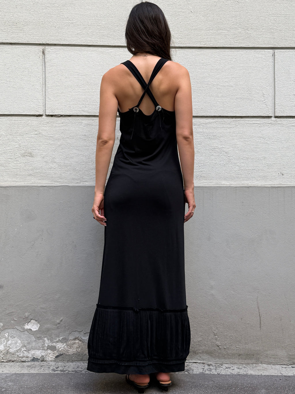 Y2K Cop Copine Maxi Jersey Dress M/L