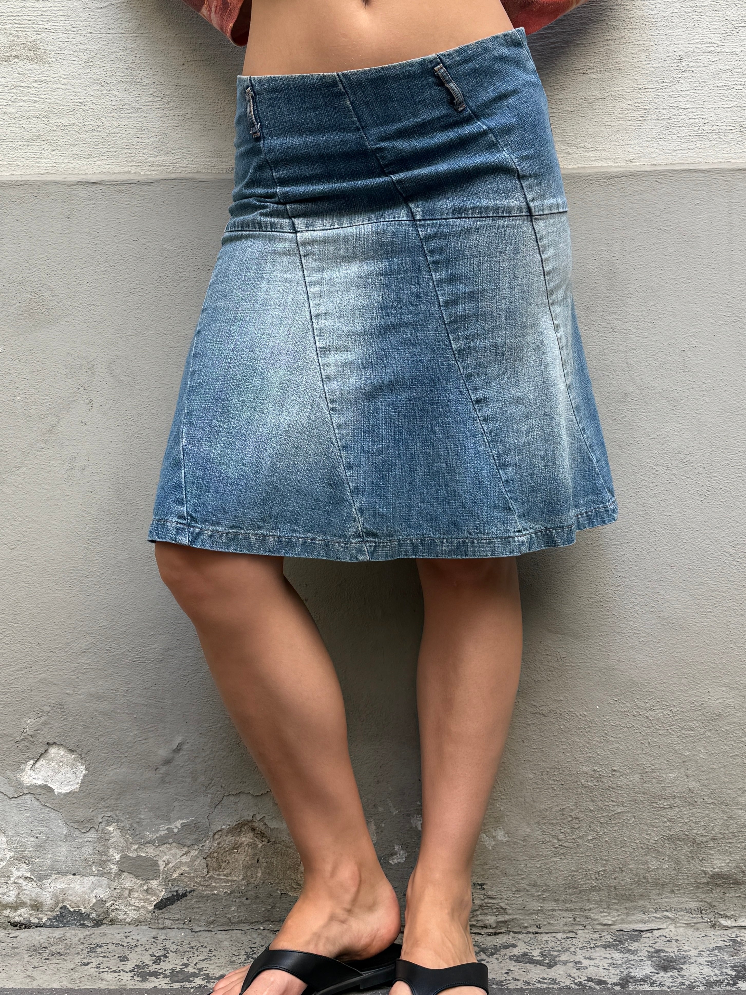 Vintage Y2K Denim Skirt S