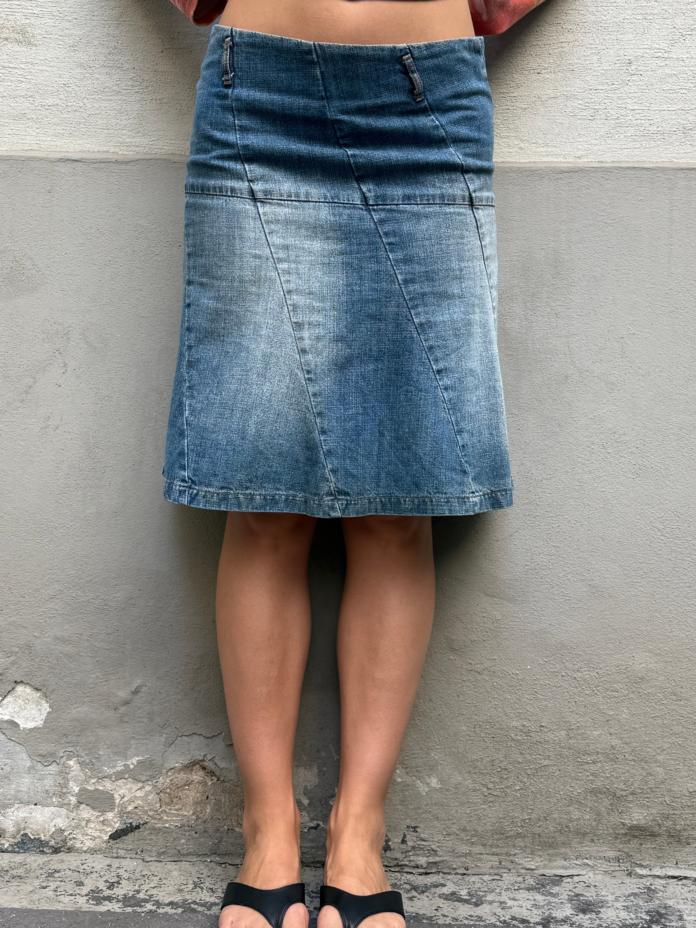 Vintage Y2K Denim Skirt S