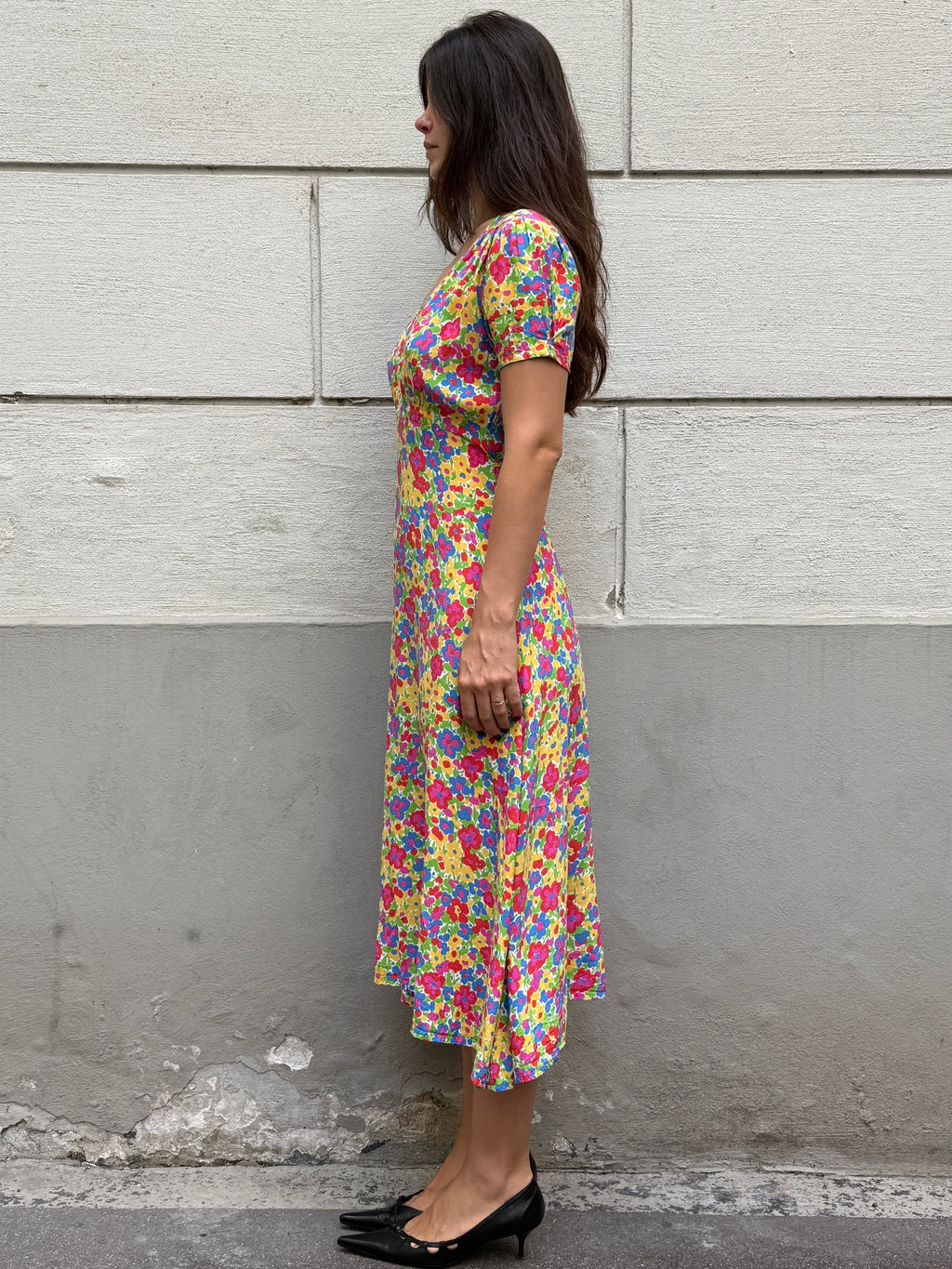 Faithfull the Brand Floral Midi Dress S