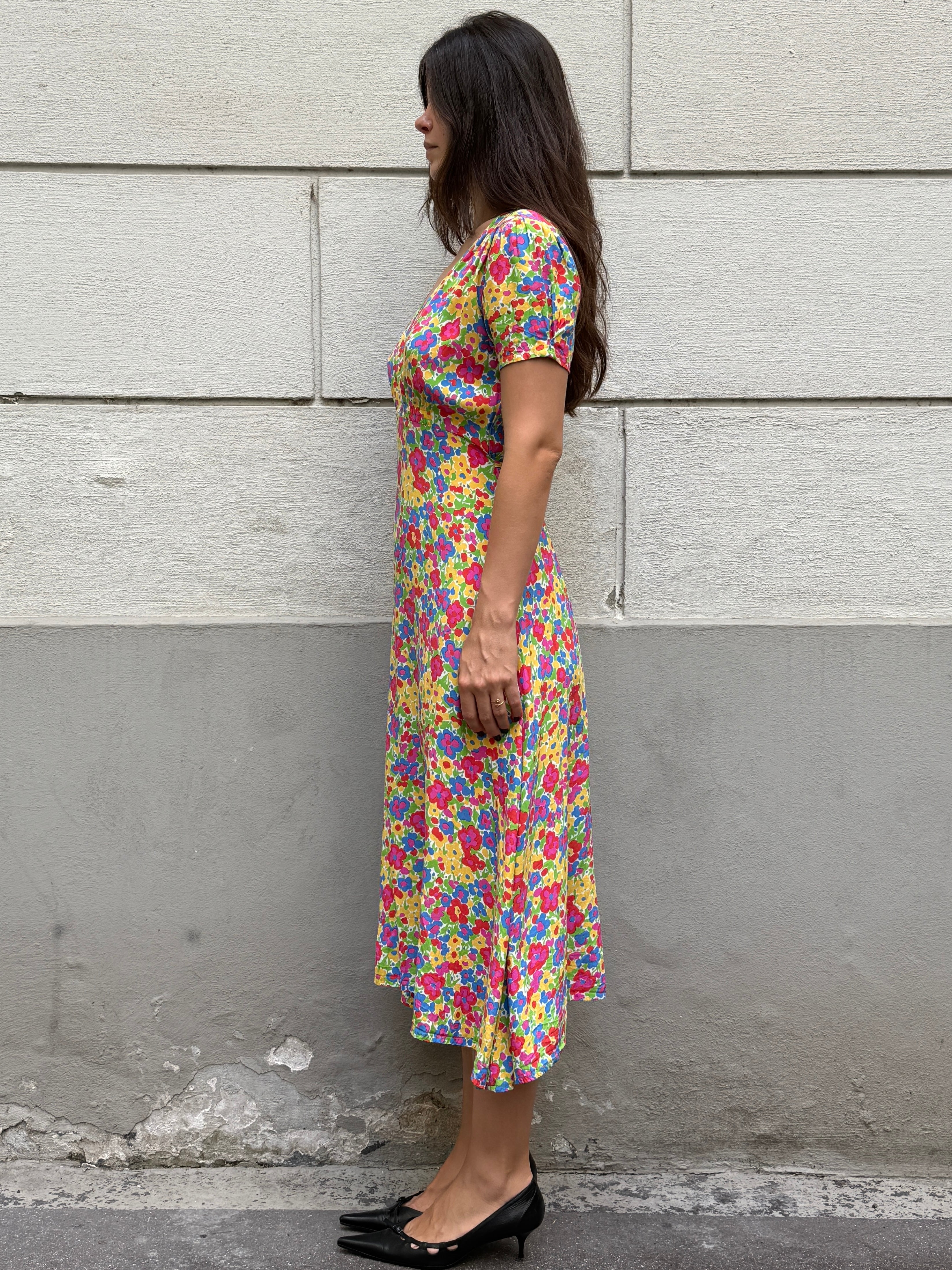 Faithfull the Brand Floral Midi Dress S