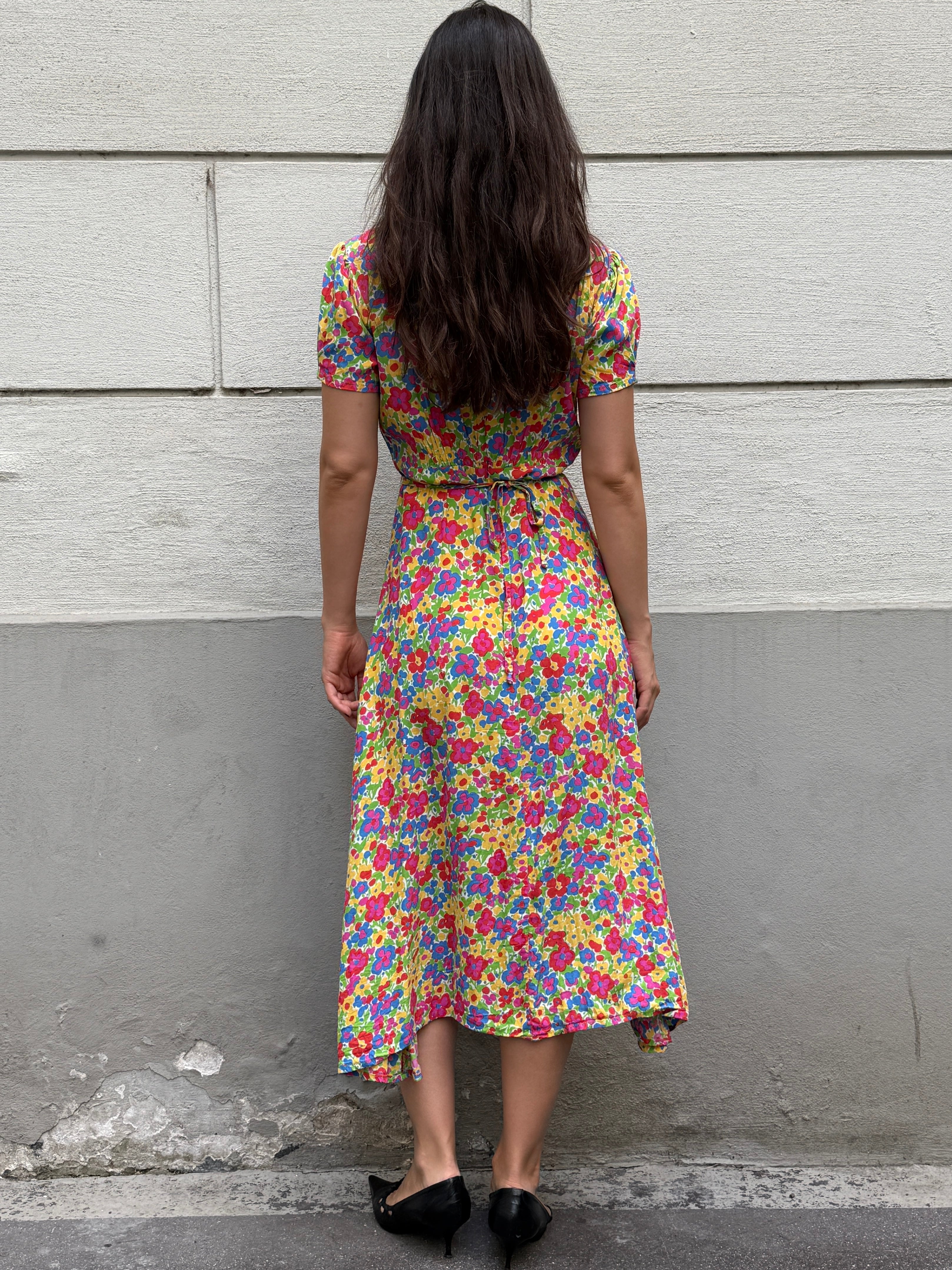 Faithfull the Brand Floral Midi Dress S