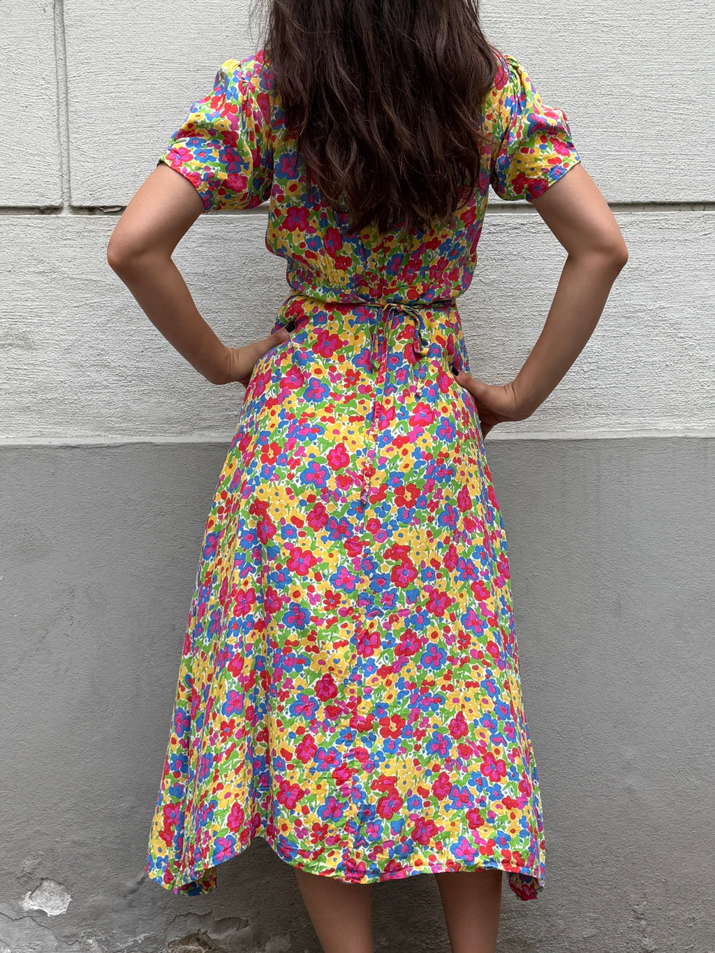 Faithfull the Brand Floral Midi Dress S