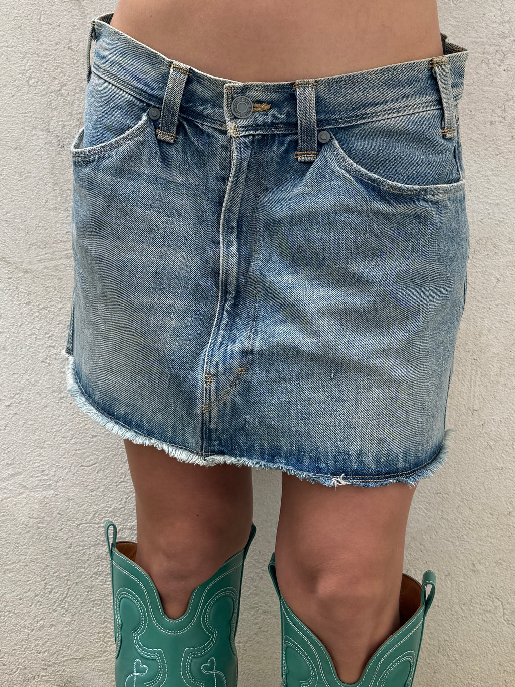 Vintage Levi's Engineered 90's Denim Skirt L