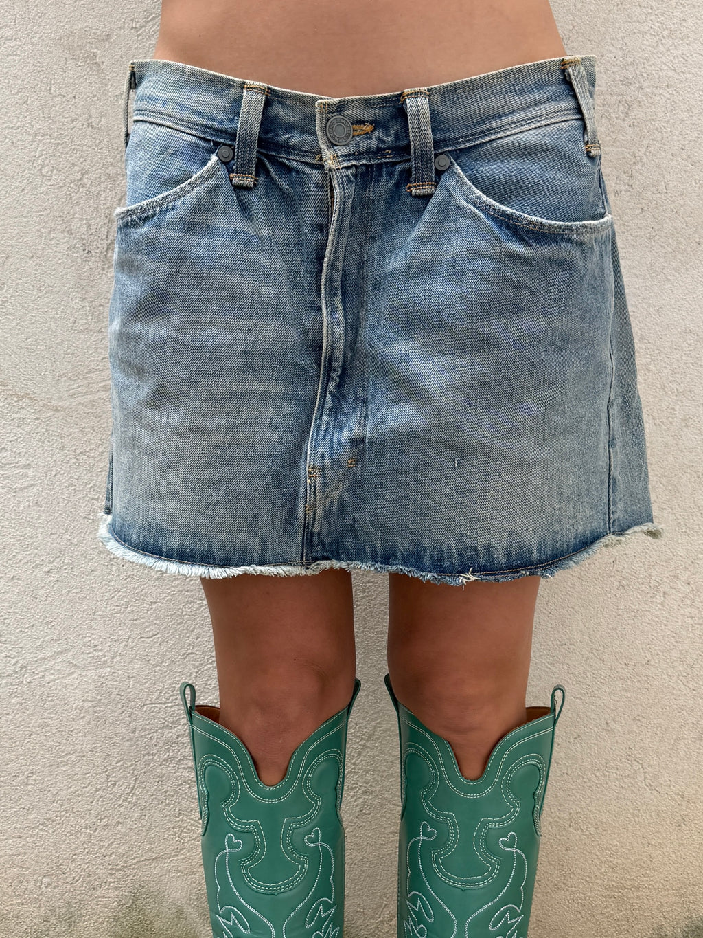 Vintage Levi's Engineered 90's Denim Skirt L