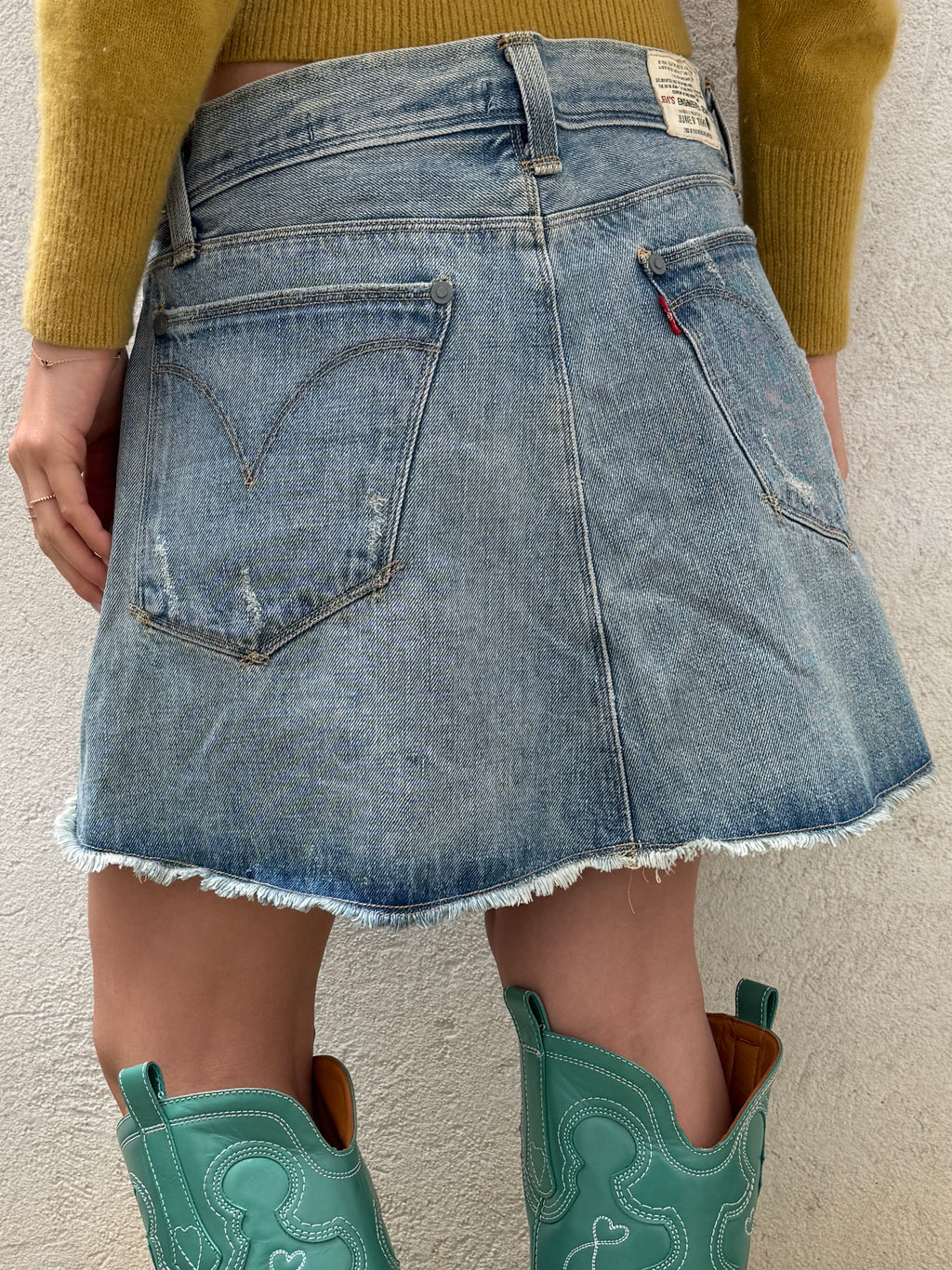 Vintage Levi's Engineered 90's Denim Skirt L