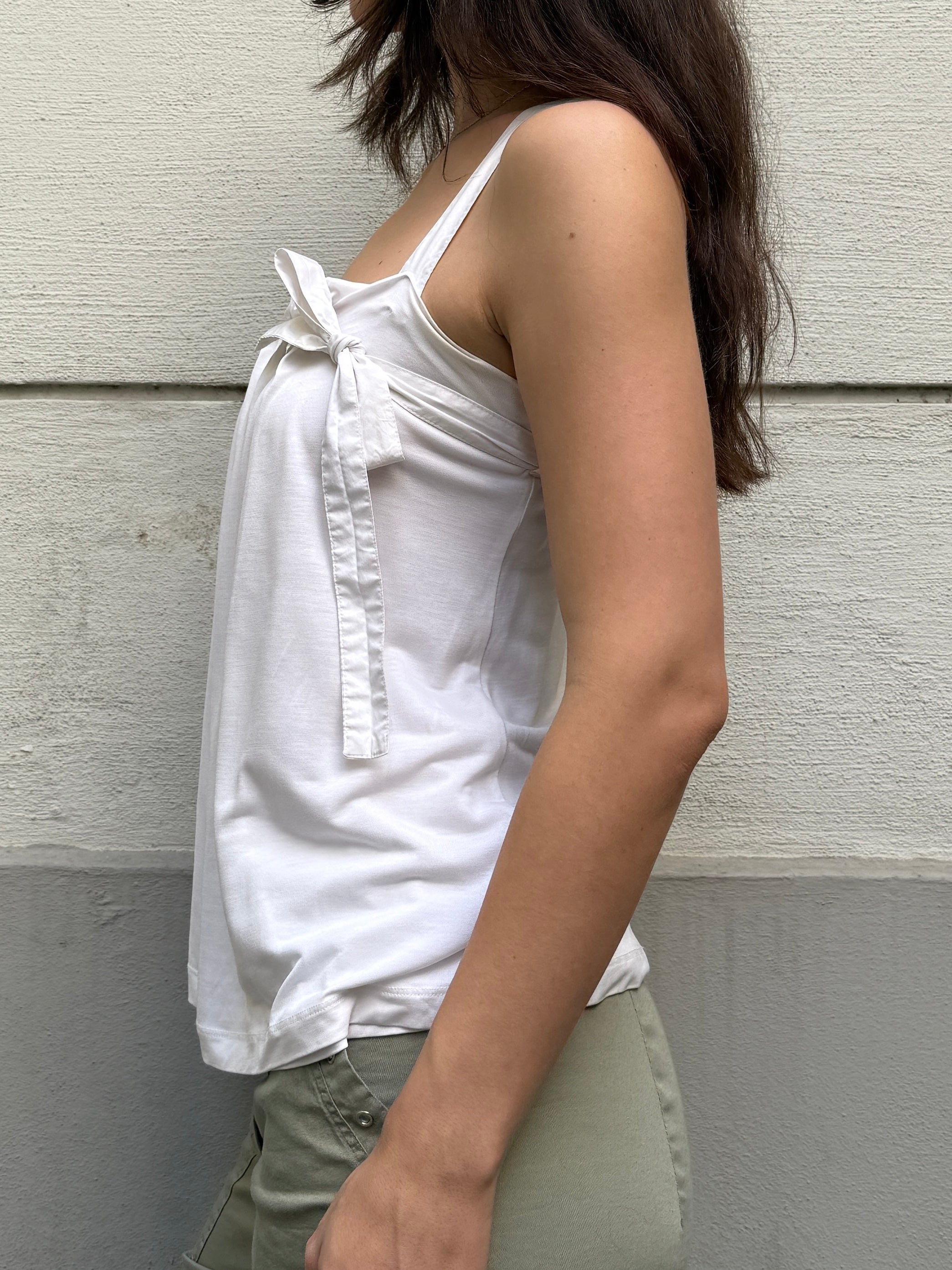 100% Cotton Cop Copine White Top S – Donna Ferro