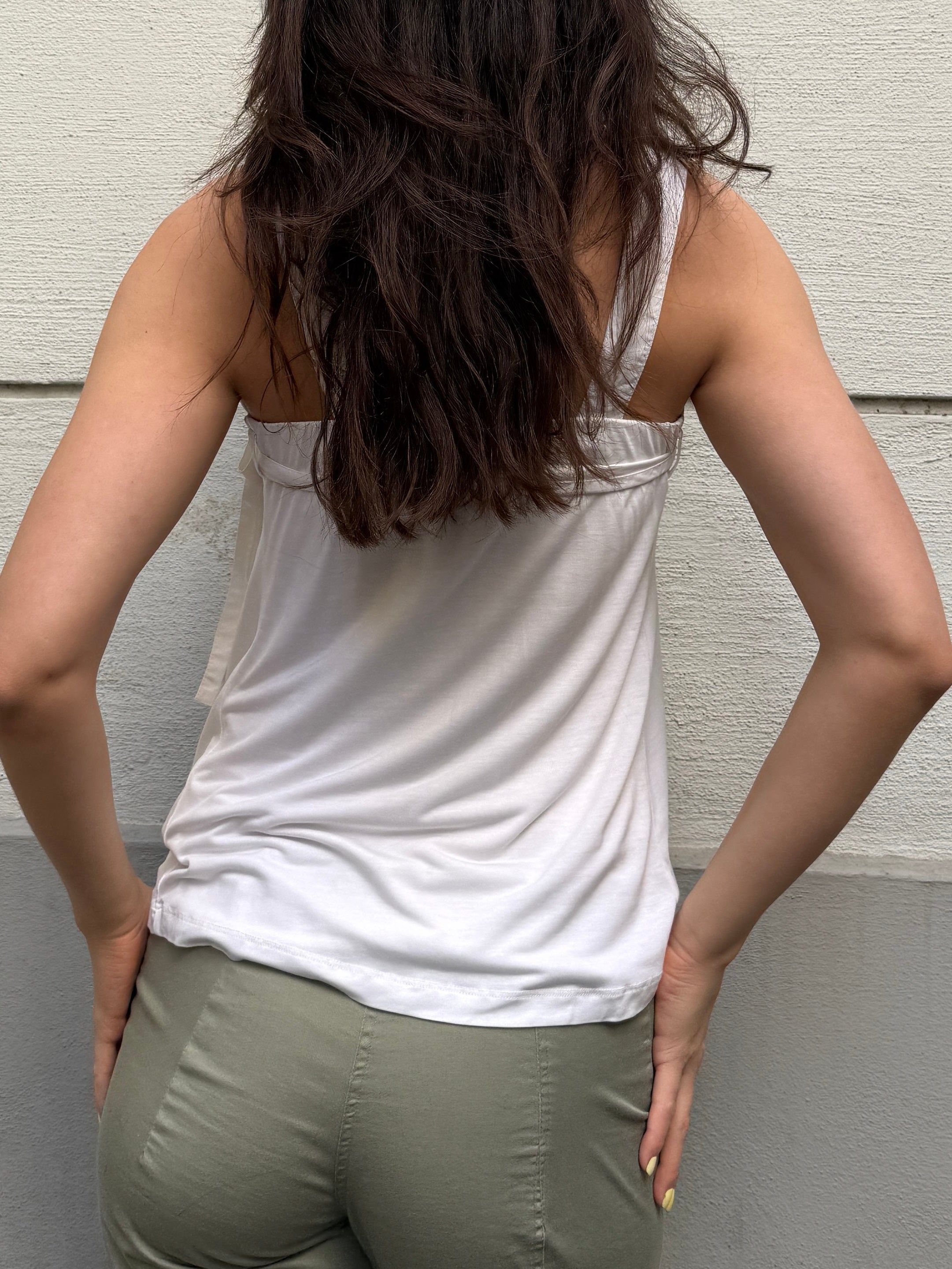 100% Cotton Cop Copine White Top S