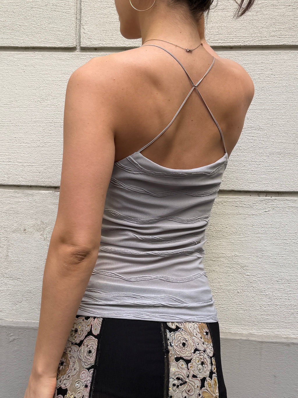 Vintage Baby Blue Cami Tank Top S/M