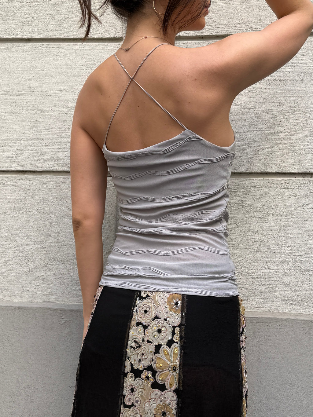 Vintage Baby Blue Cami Tank Top S/M