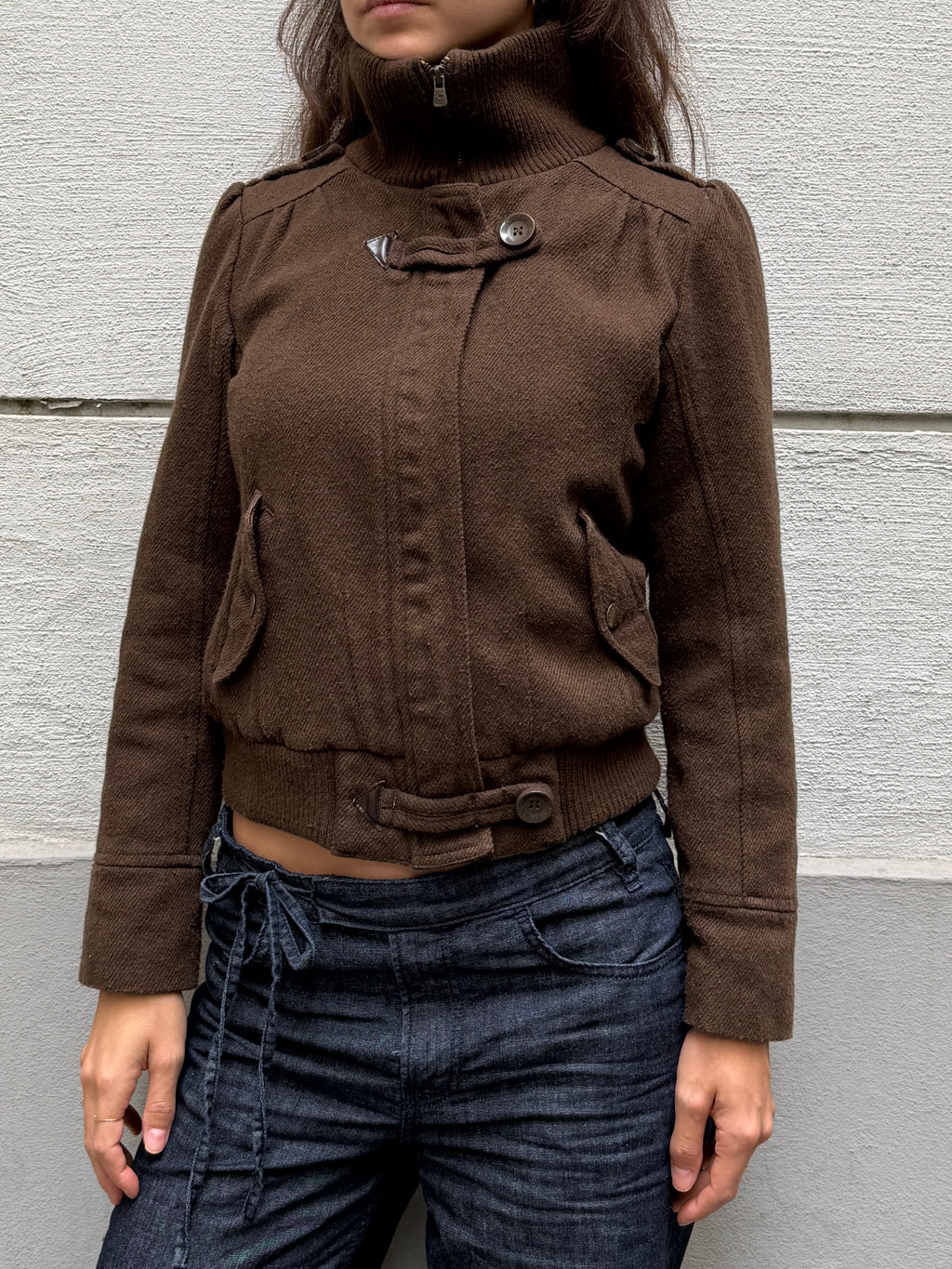 Vintage Y2K Brown Jacket S/M