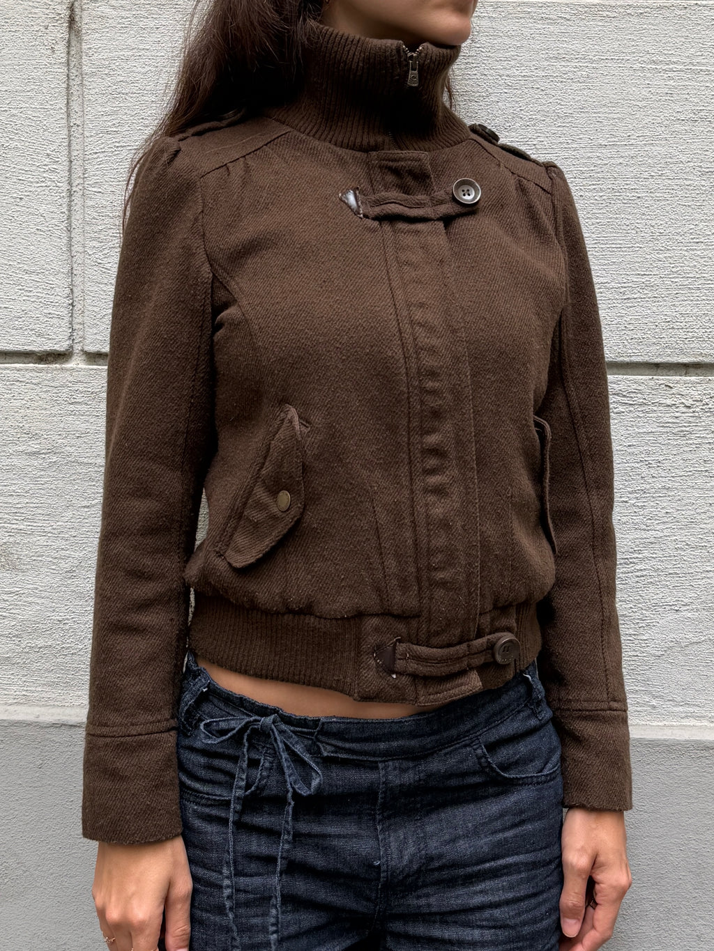 Vintage Y2K Brown Jacket S/M
