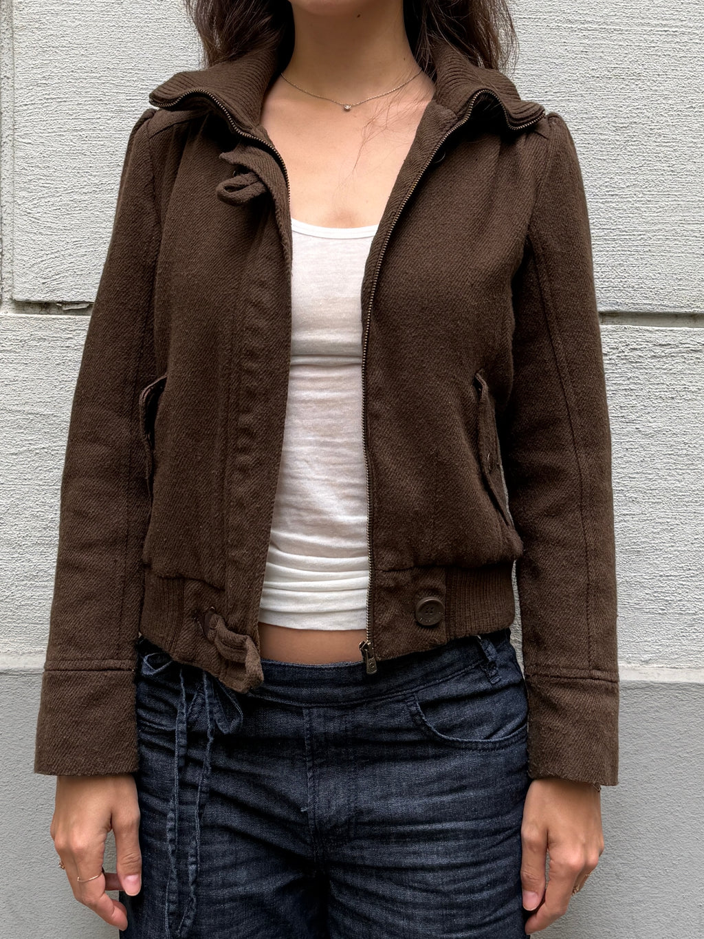 Vintage Y2K Brown Jacket S/M