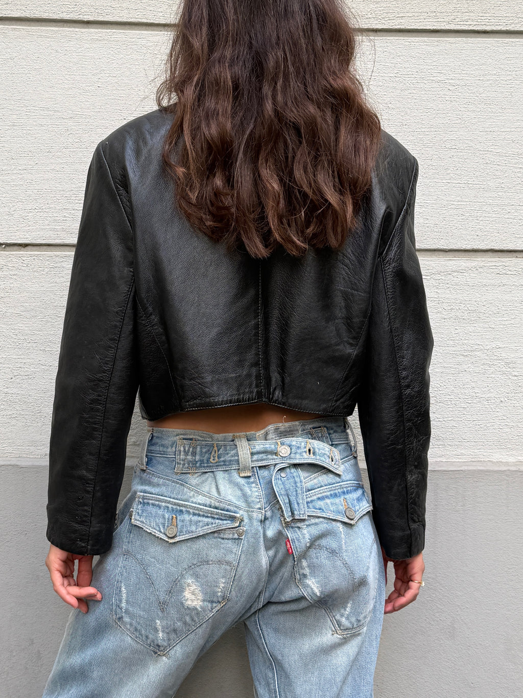 Vintage 100% Genuine Leather Western Jacket L