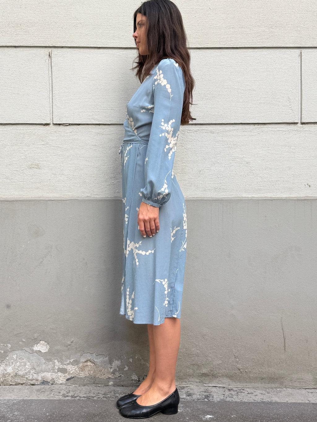 Realisation Par 100% Silk Wrap Dress M