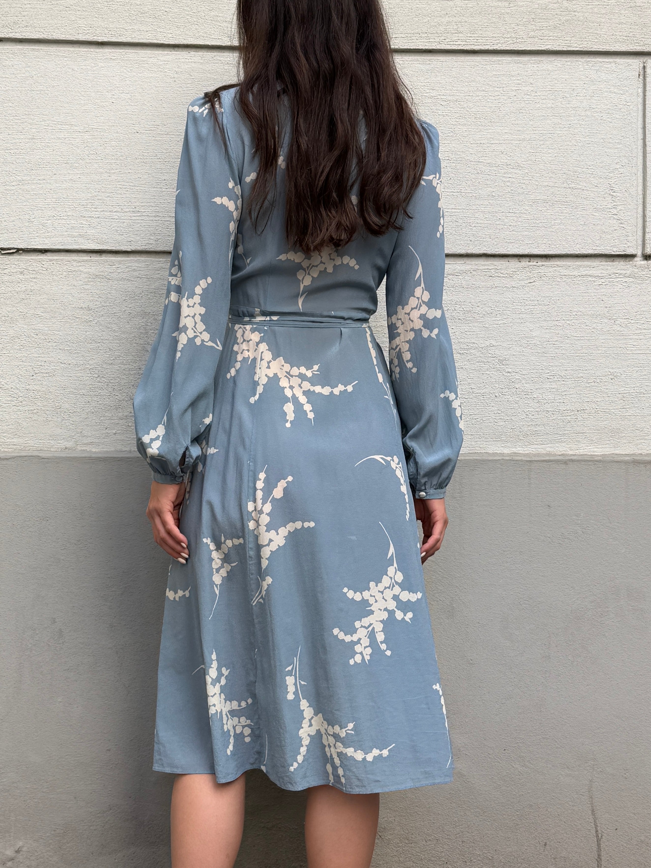 Realisation Par 100% Silk Wrap Dress M Donna Ferro Realisation Par 100% Silk Wrap Dress M Donna Ferro