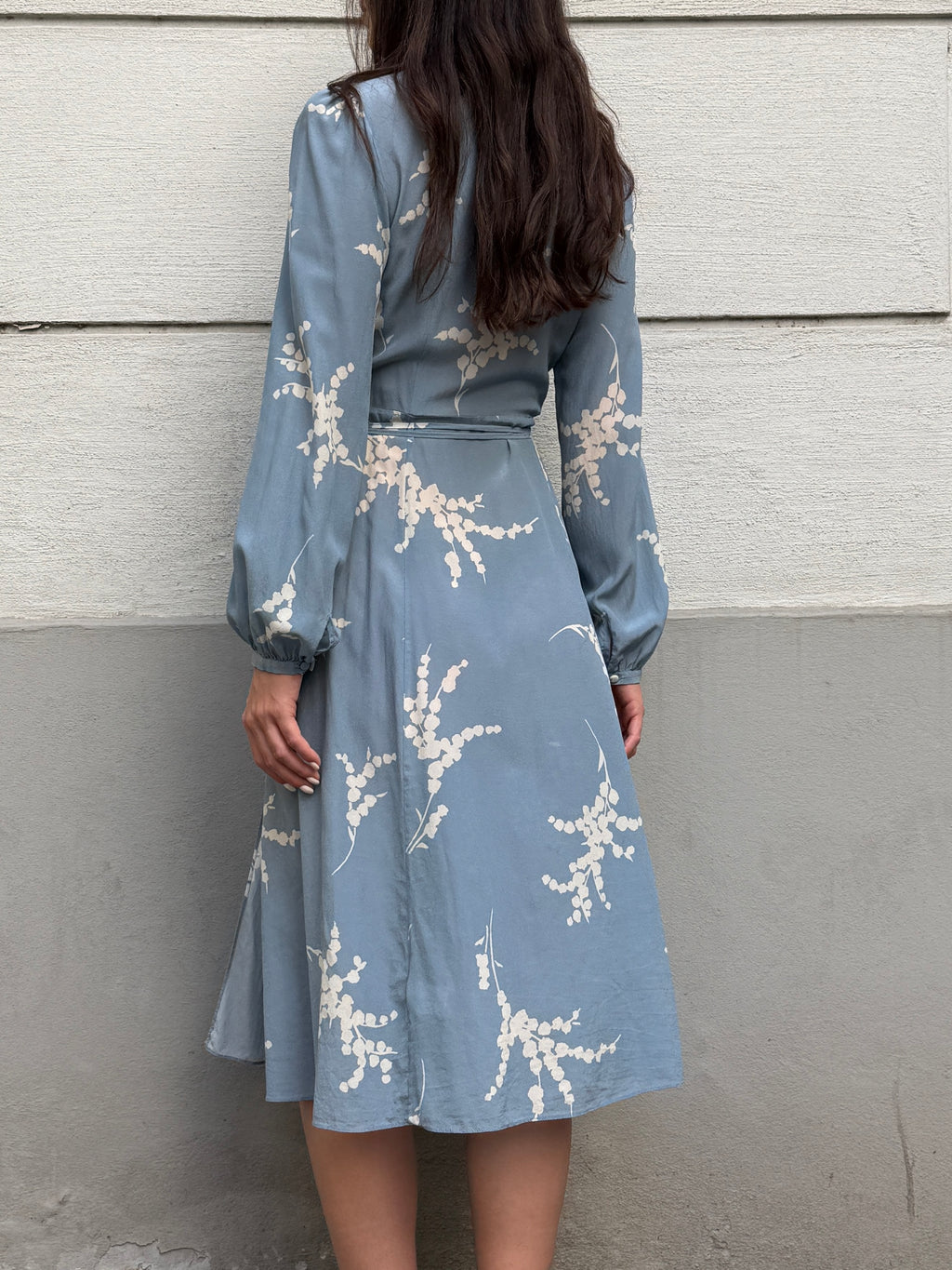 Realisation Par 100% Silk Wrap Dress M