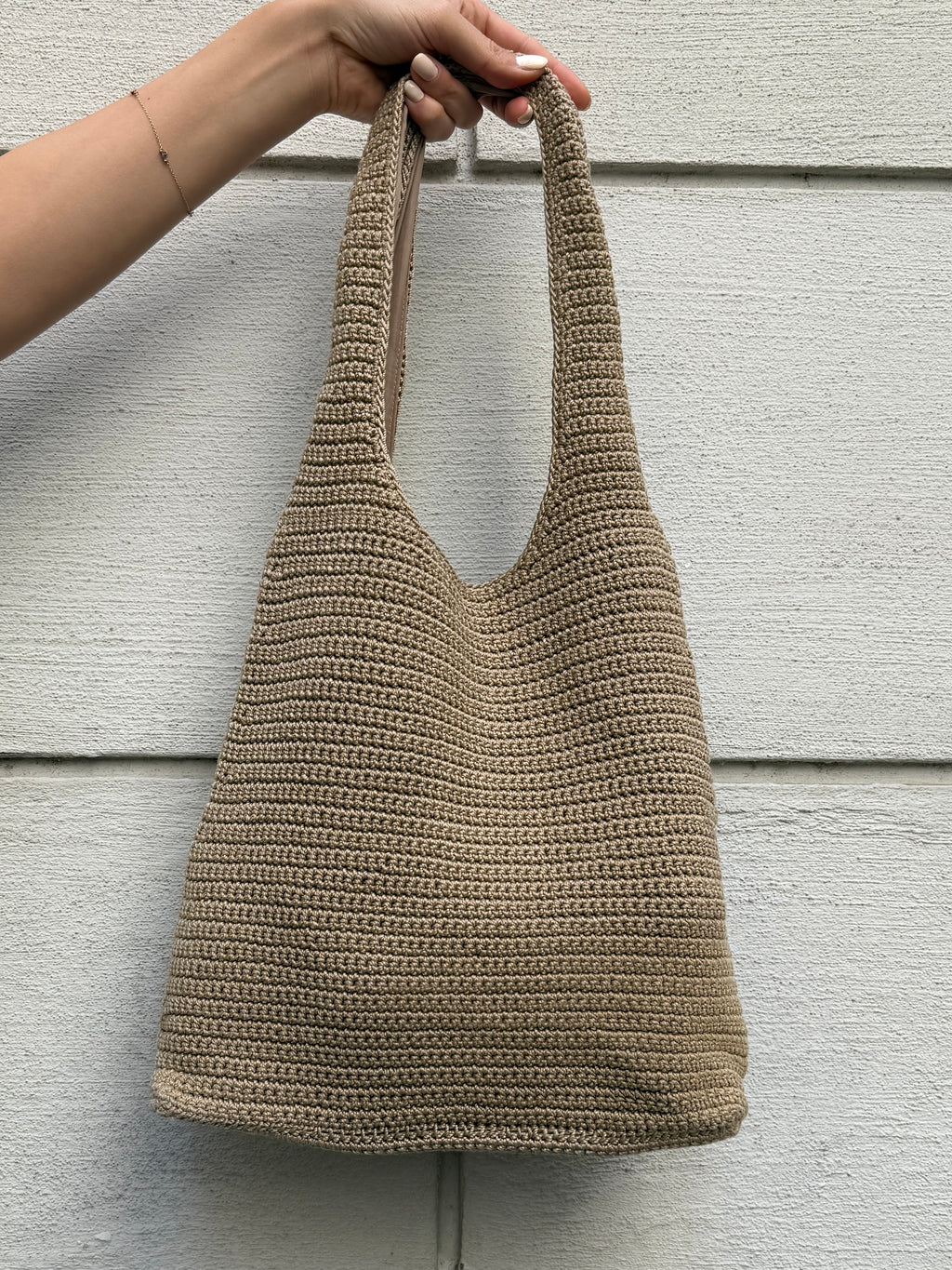 Vintage Y2K Crochet Beaded Bag