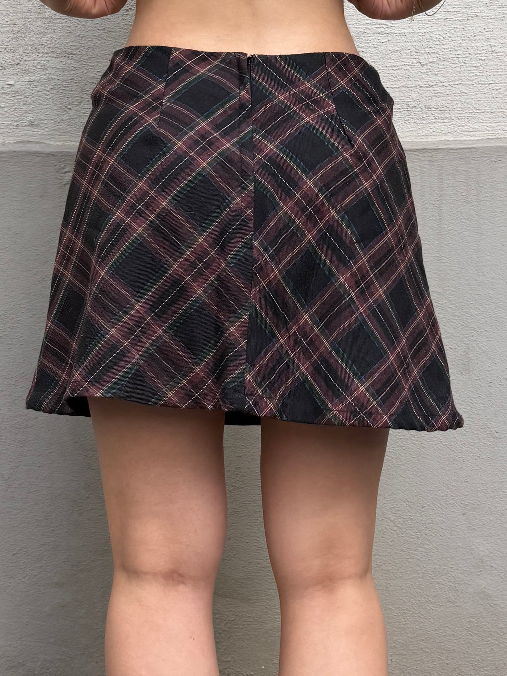 Vintage 100% Wool Mini Skirt XS/S