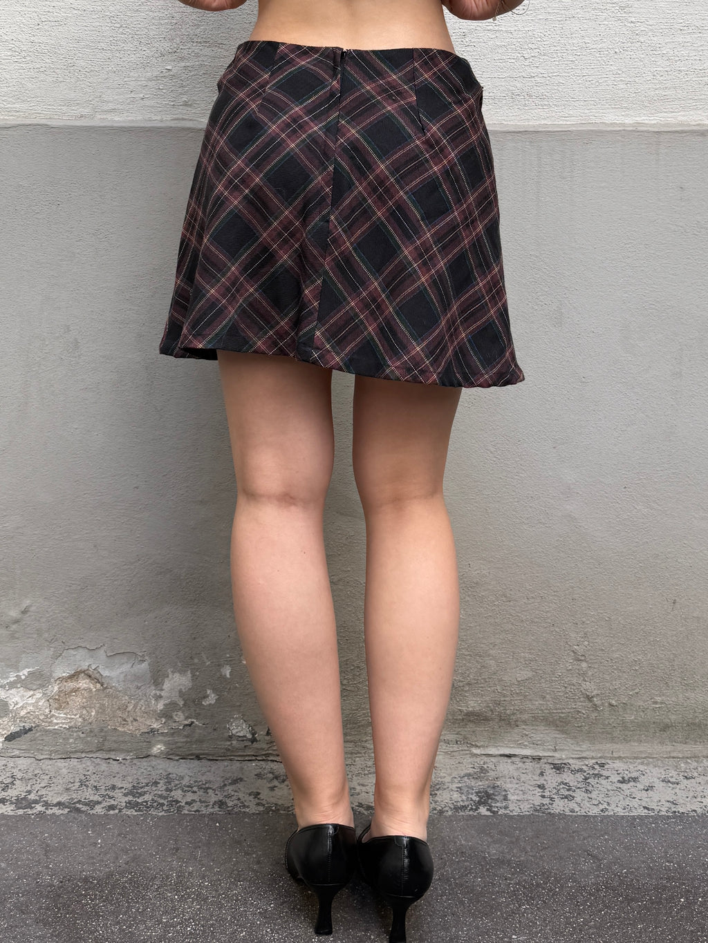 Vintage 100% Wool Mini Skirt XS/S