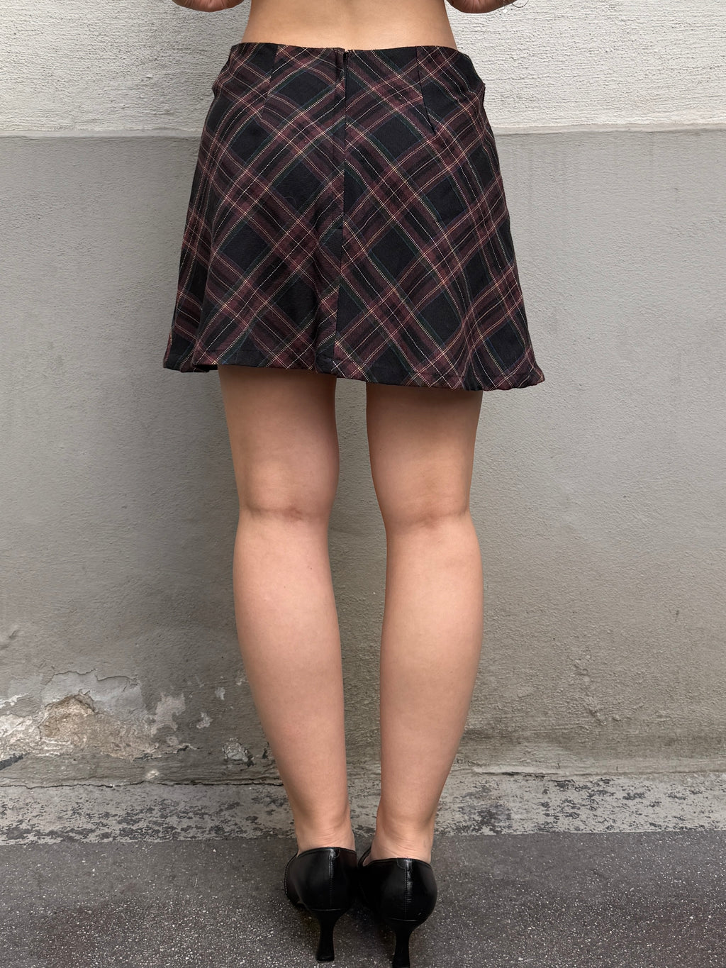 Vintage 100% Wool Mini Skirt XS/S
