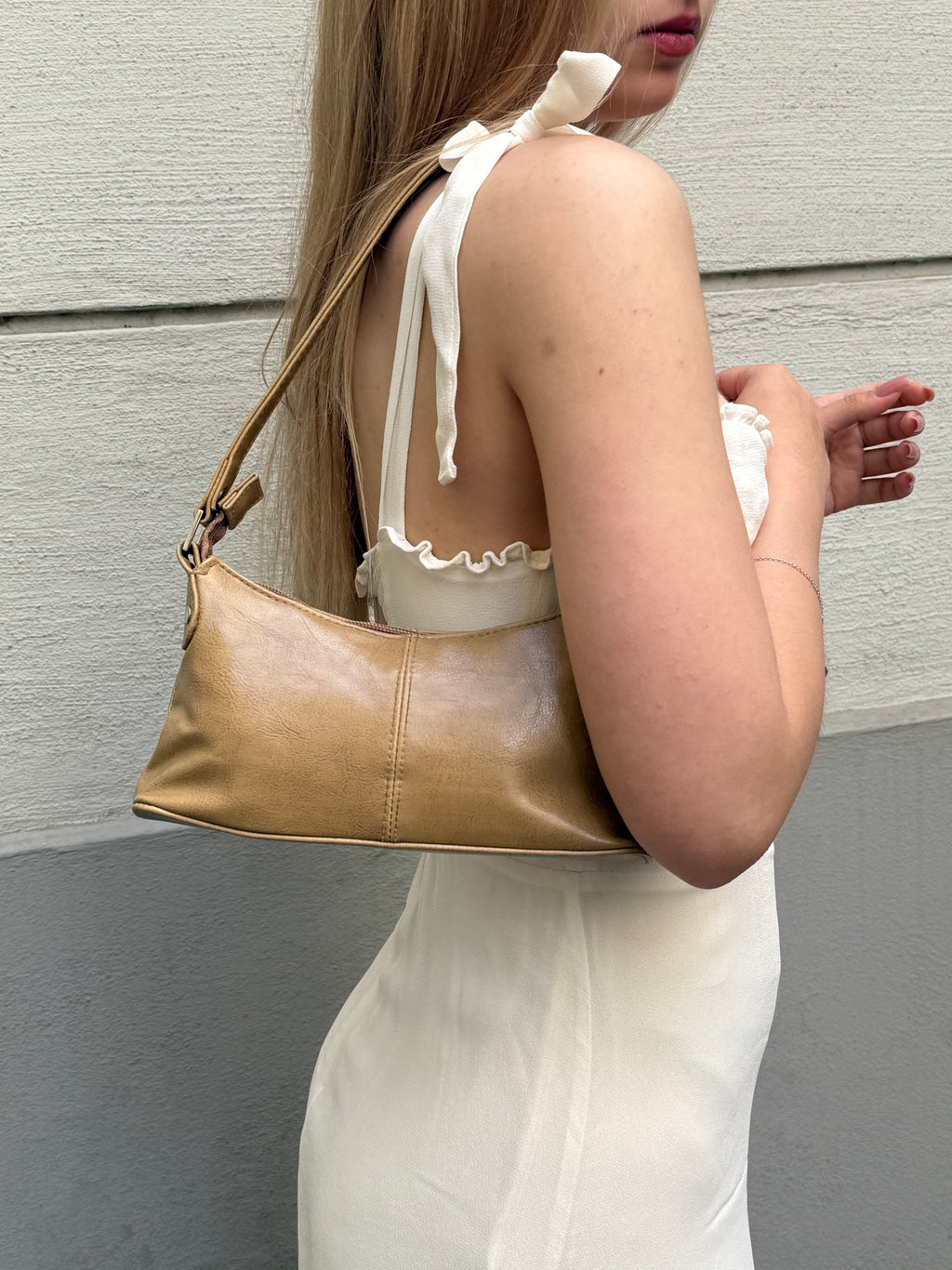 Vintage 100% Genuine Leather Mini Bag S