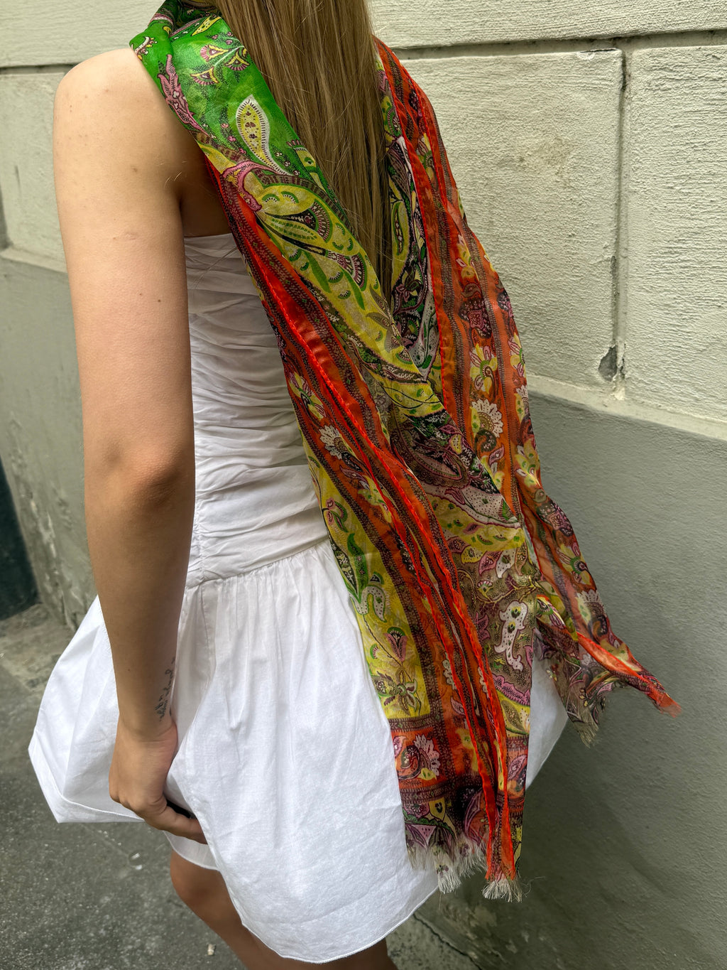 Etro 100% Silk Scarf Shawl