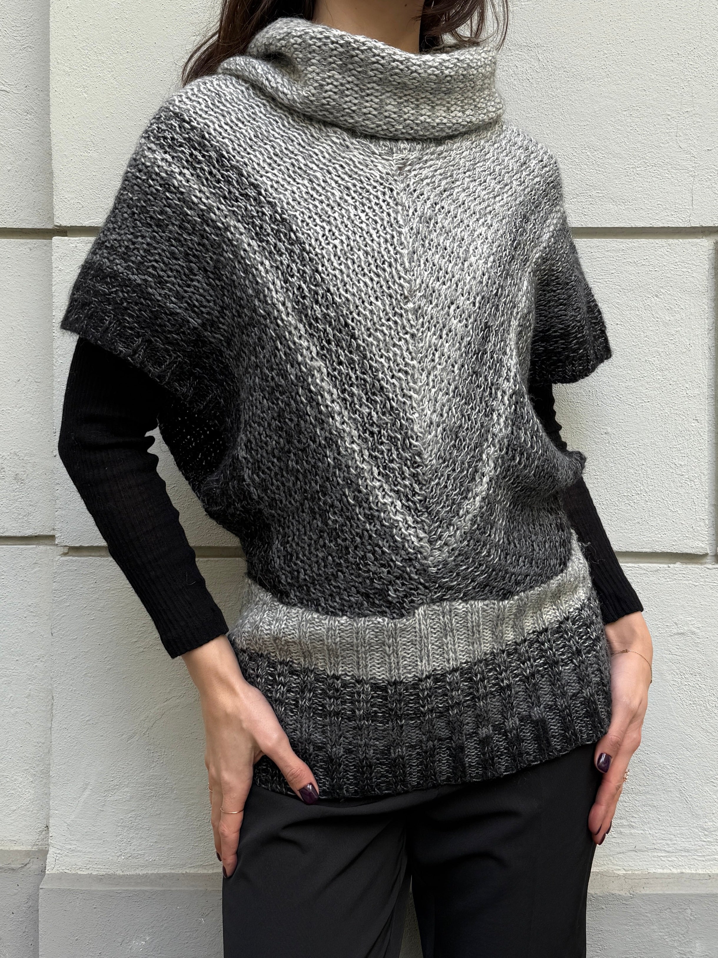 Vintage Wool/Mohair Blend Turtleneck Sweater Top One Size