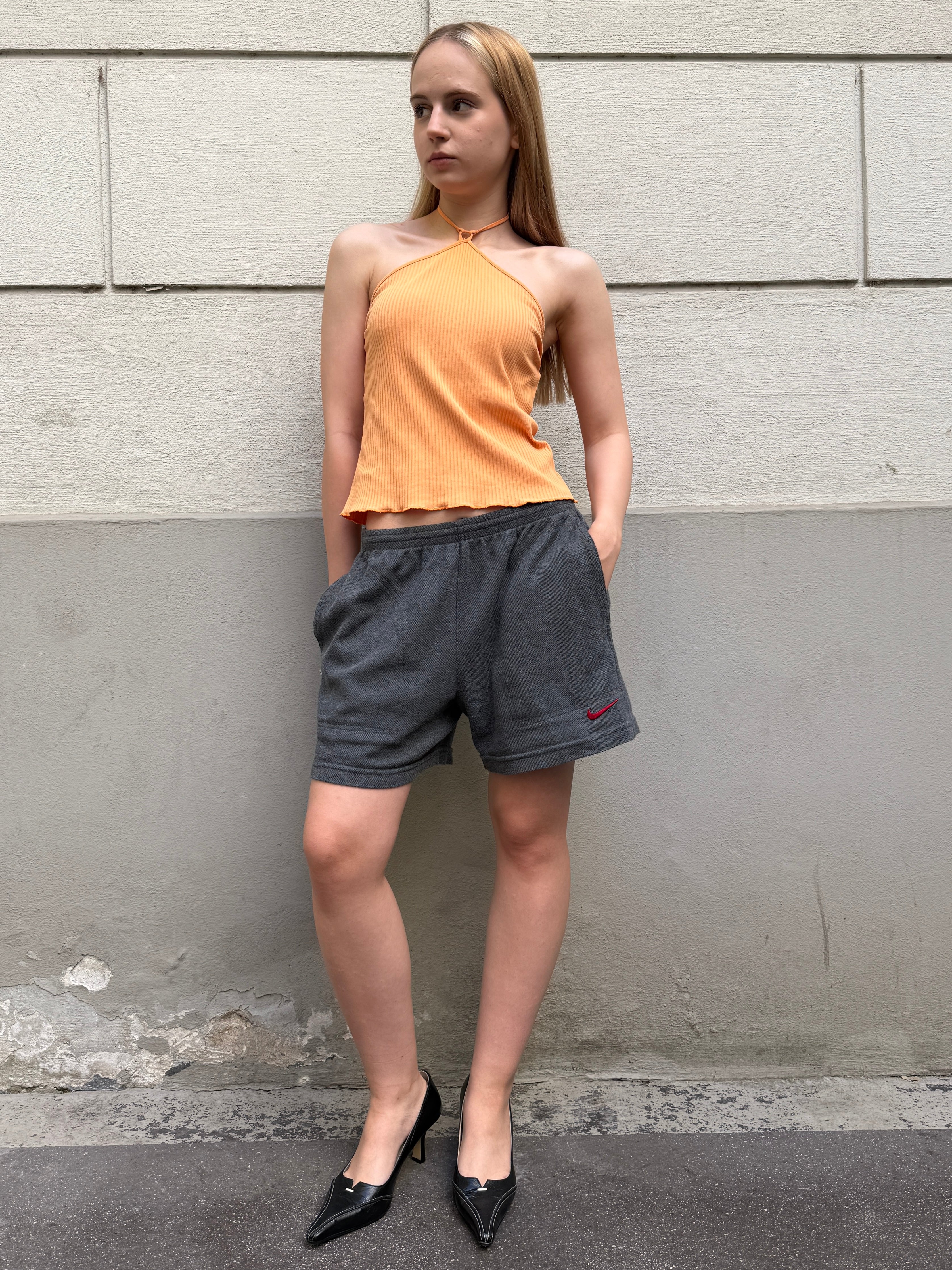 Vintage Y2K Orange Halter Top S/M