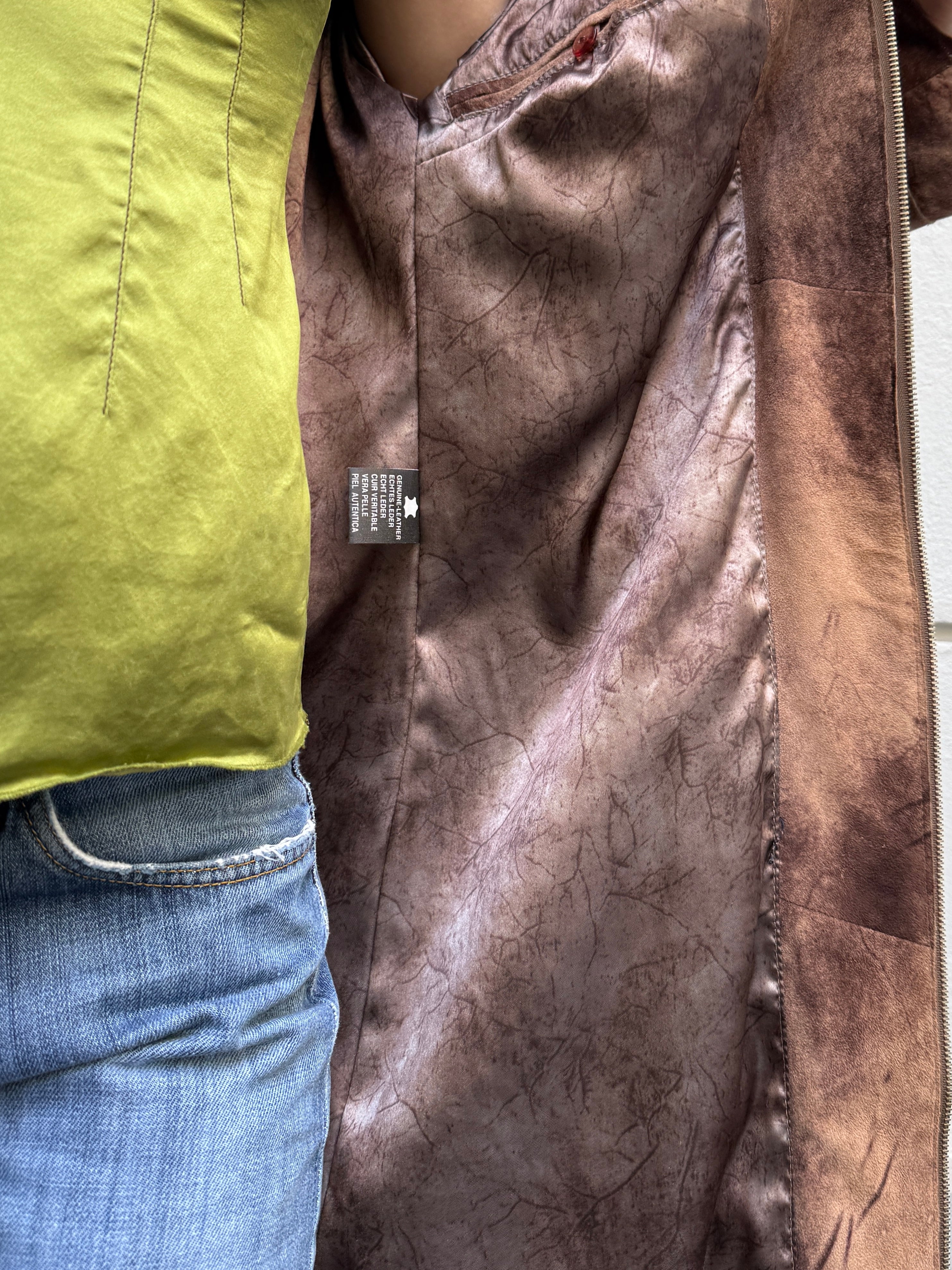 Vintage Miss Sixty 100% Silk Green Top XS/S