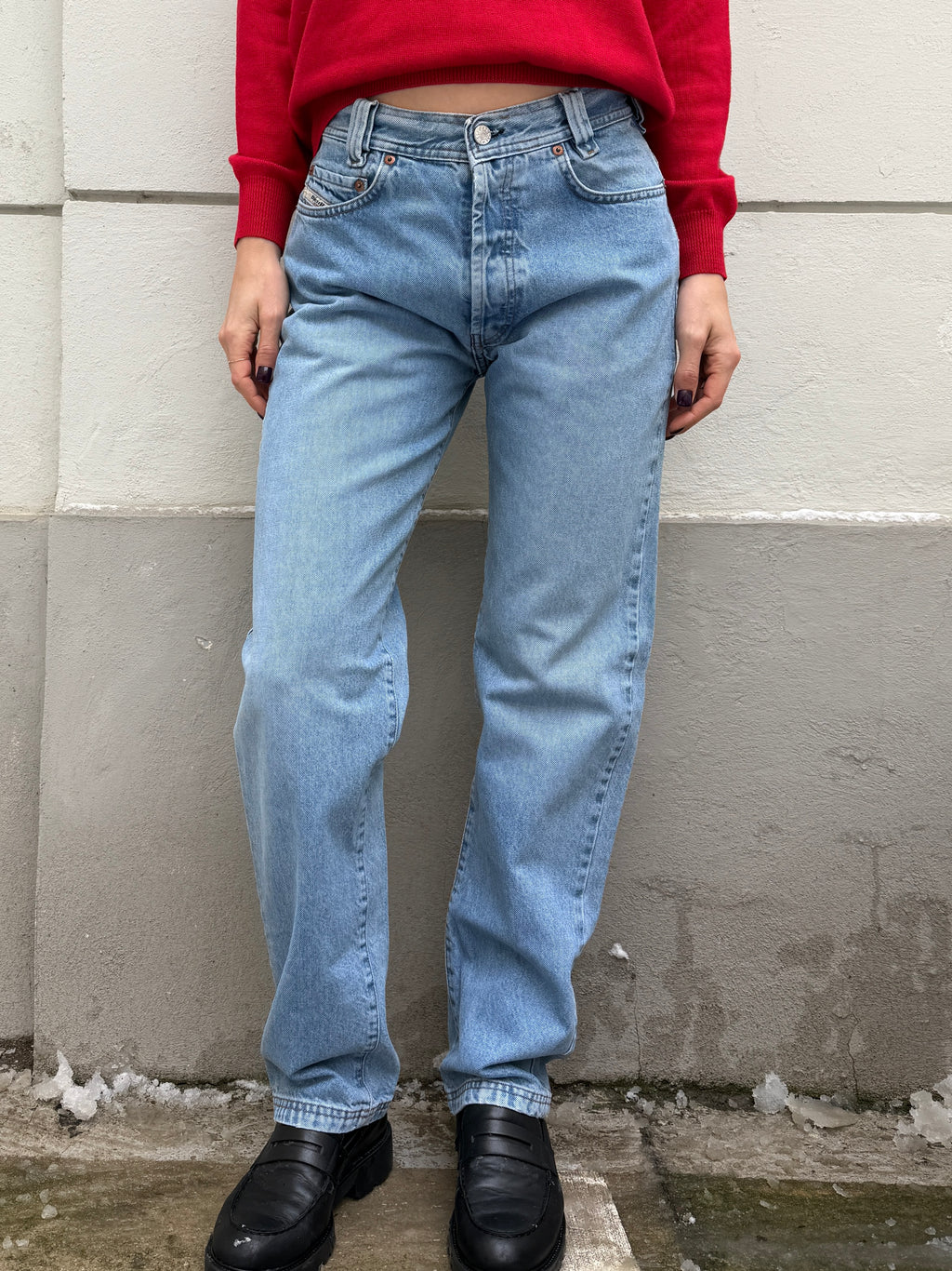 Vintage Diesel 100% Cotton High Waisted Jeans S/M