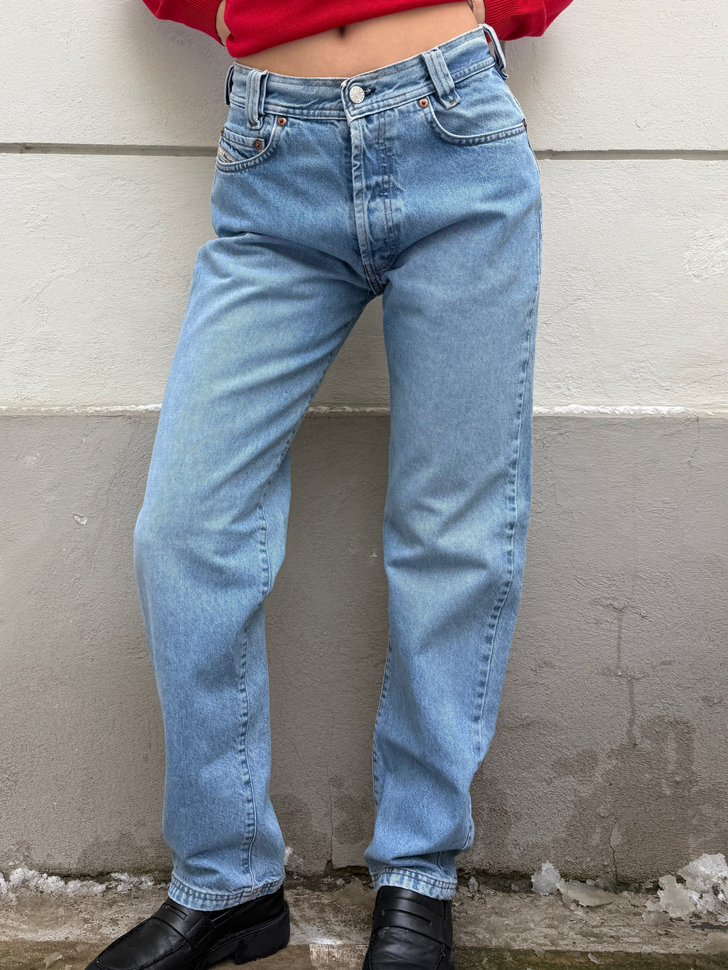 Vintage Diesel 100% Cotton High Waisted Jeans S/M