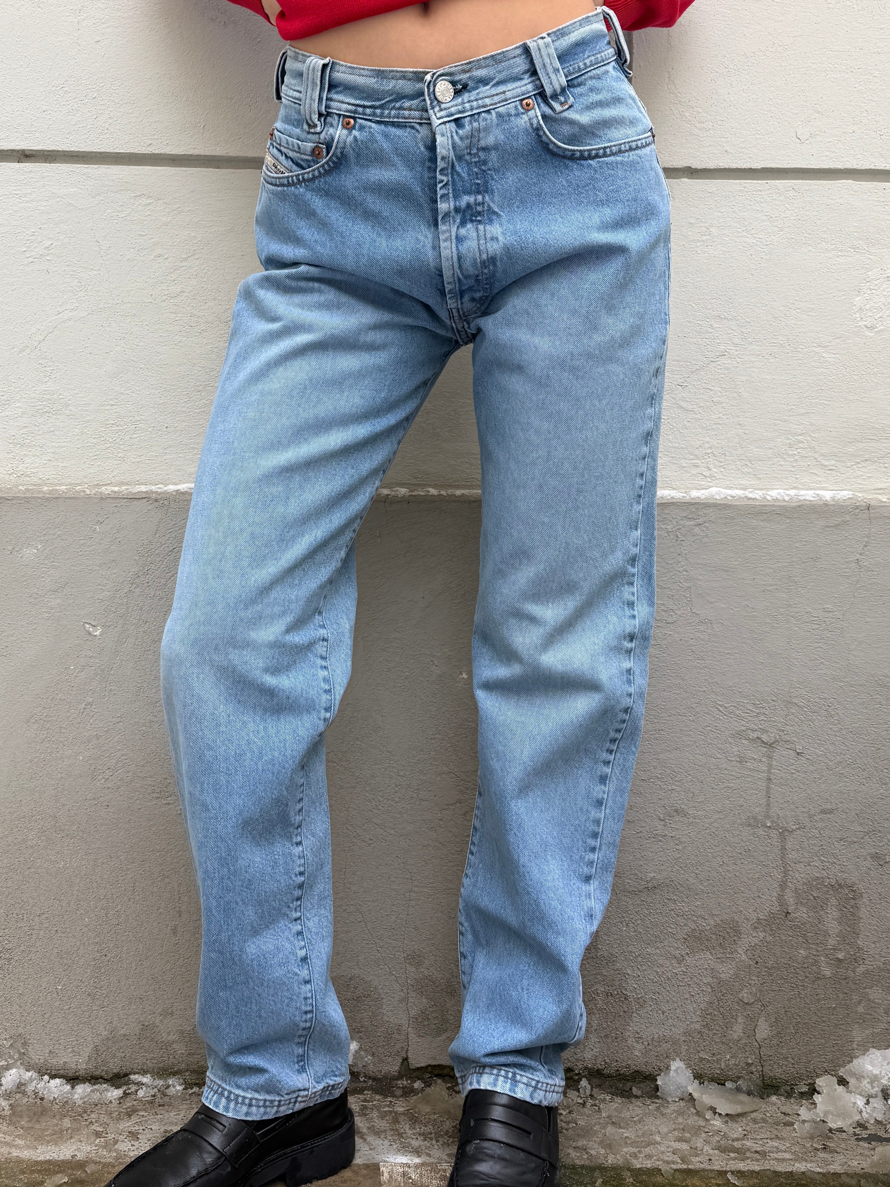 Vintage Diesel 100% Cotton High Waisted Jeans S/M