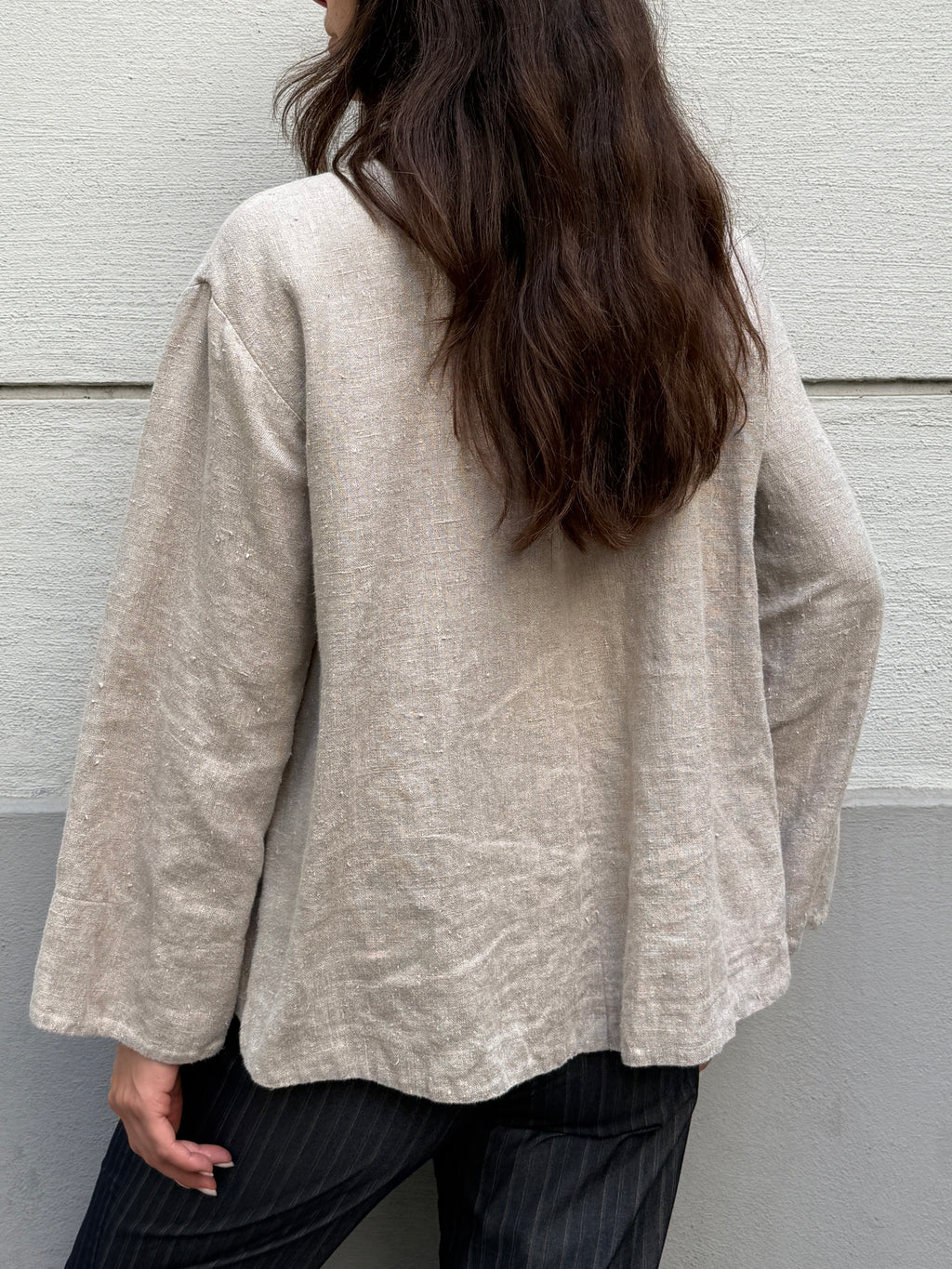 Vintage 100% Linen Jacket S/M