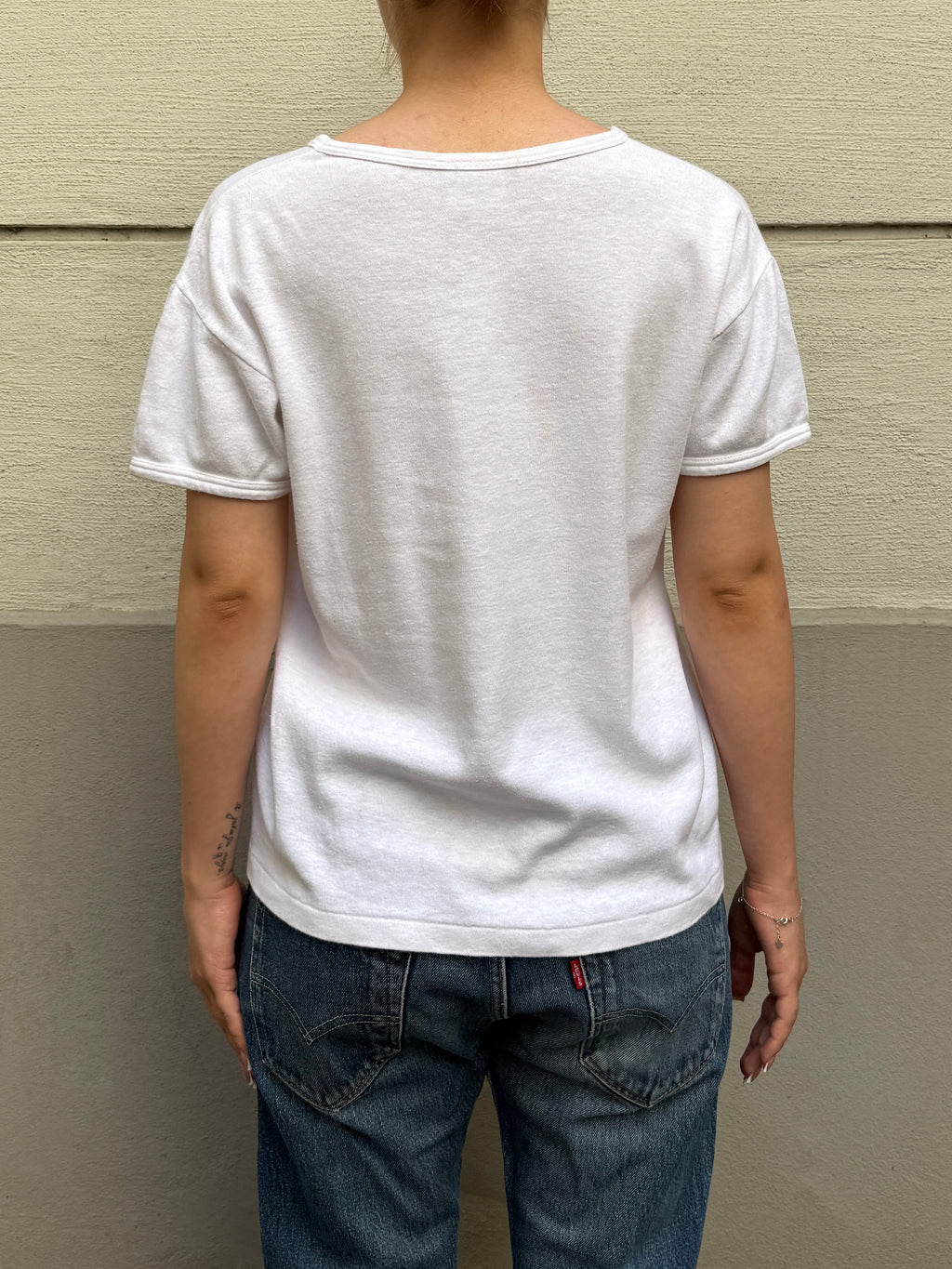 Vintage 100% Cotton White Austrian Tee S/M