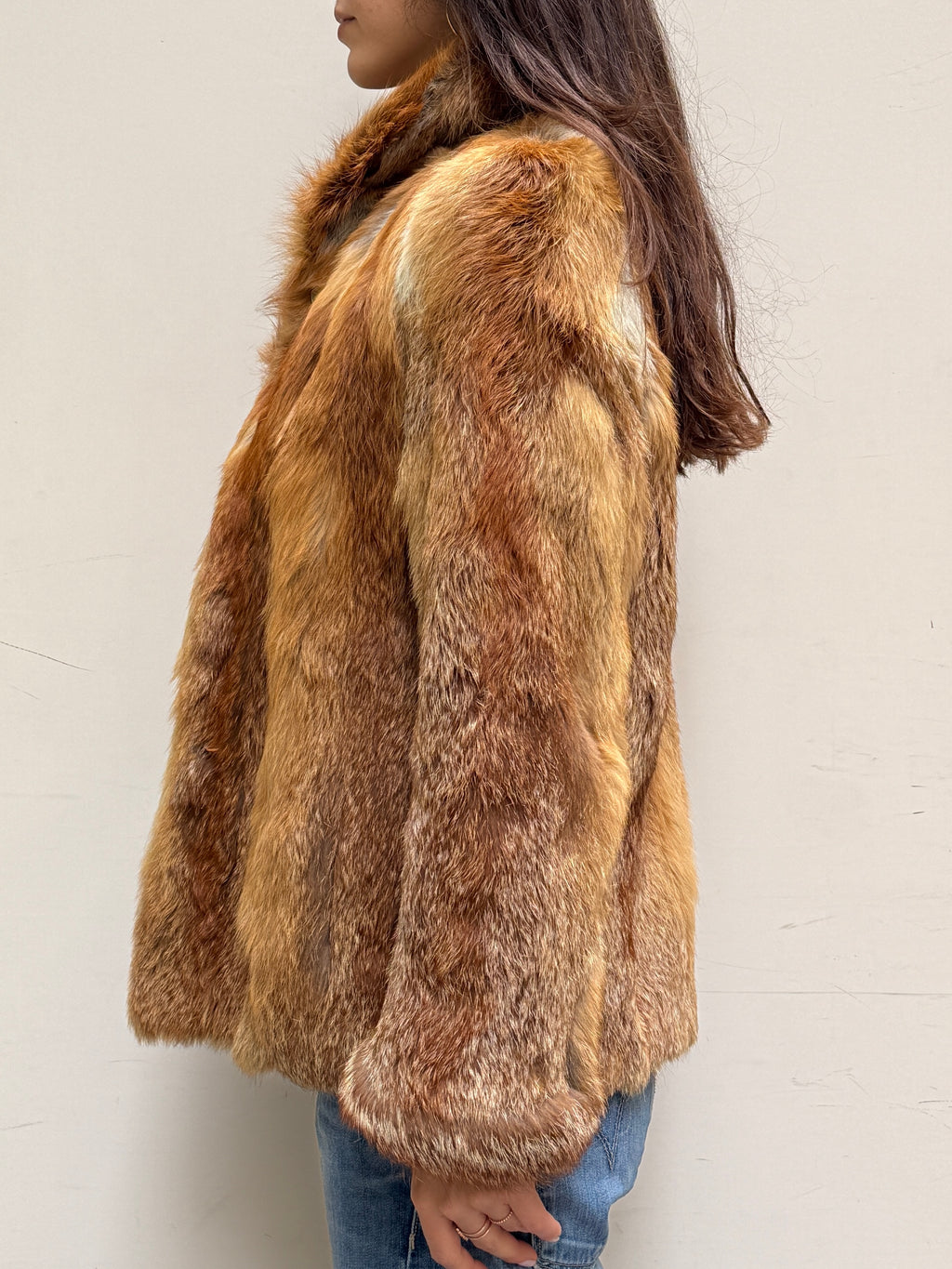 Vintage Fox Fur Coat S