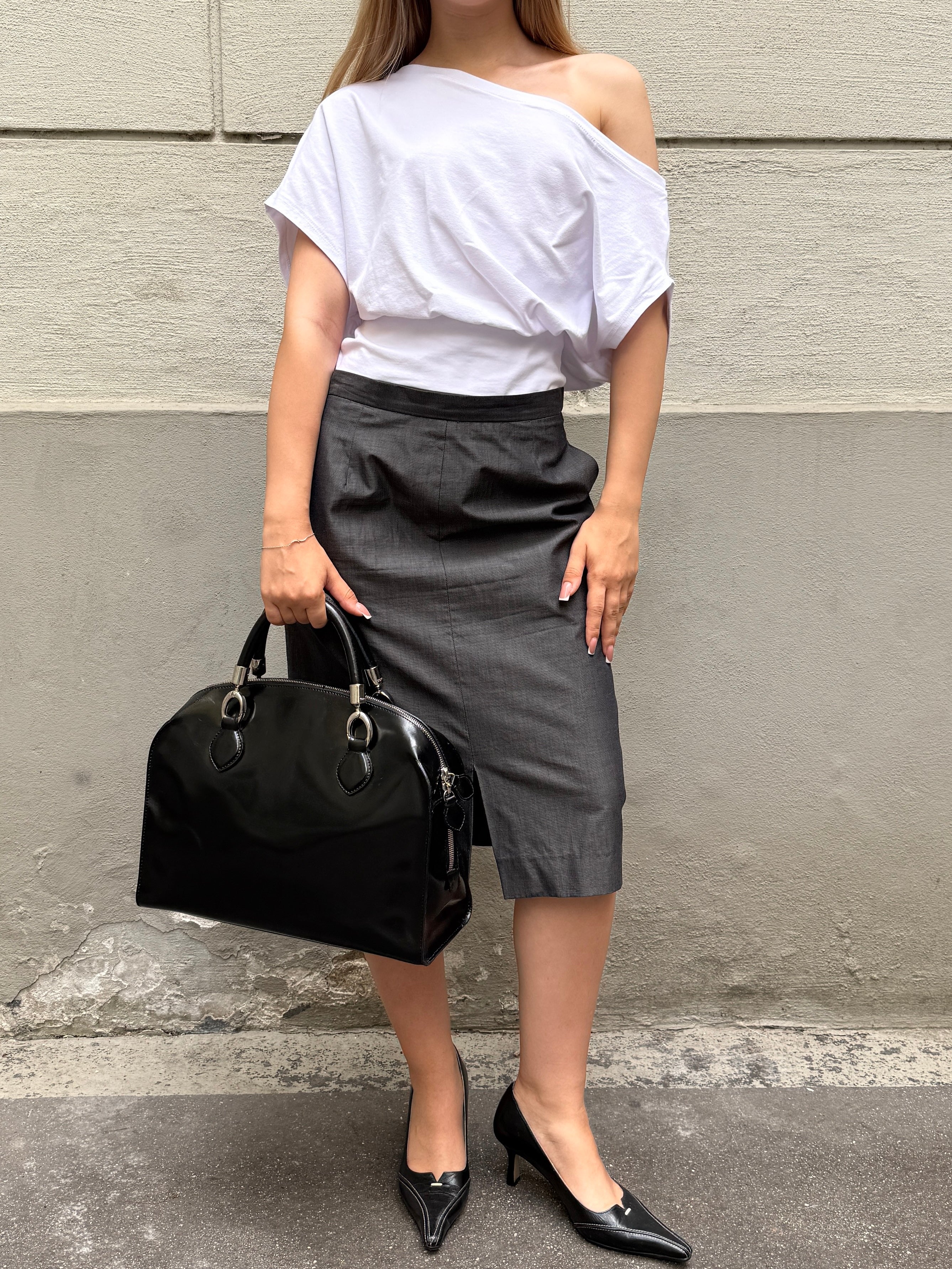 Vintage Coccinelle Black Patent Leather Bag