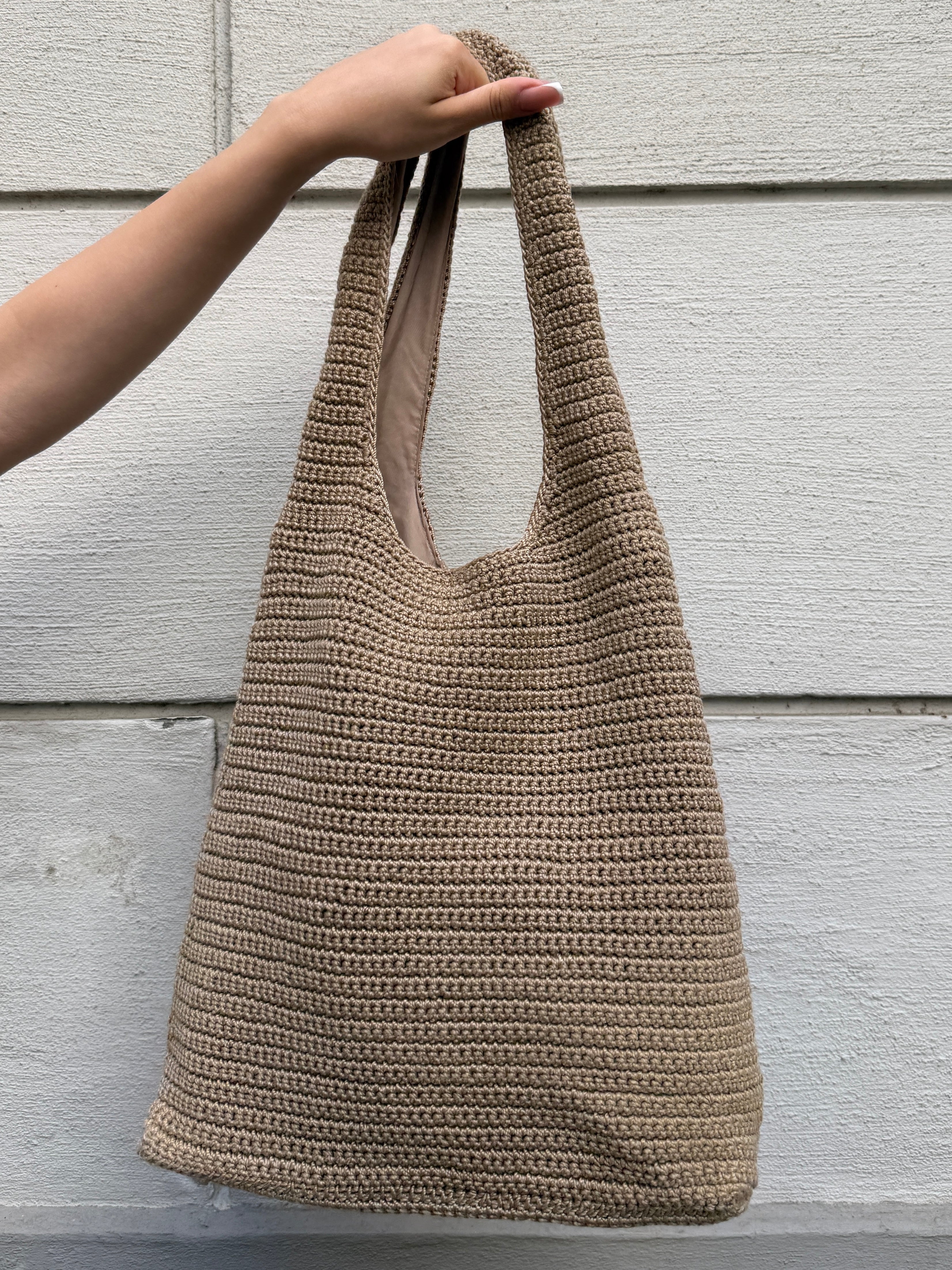 Vintage Y2K Crochet Beaded Bag
