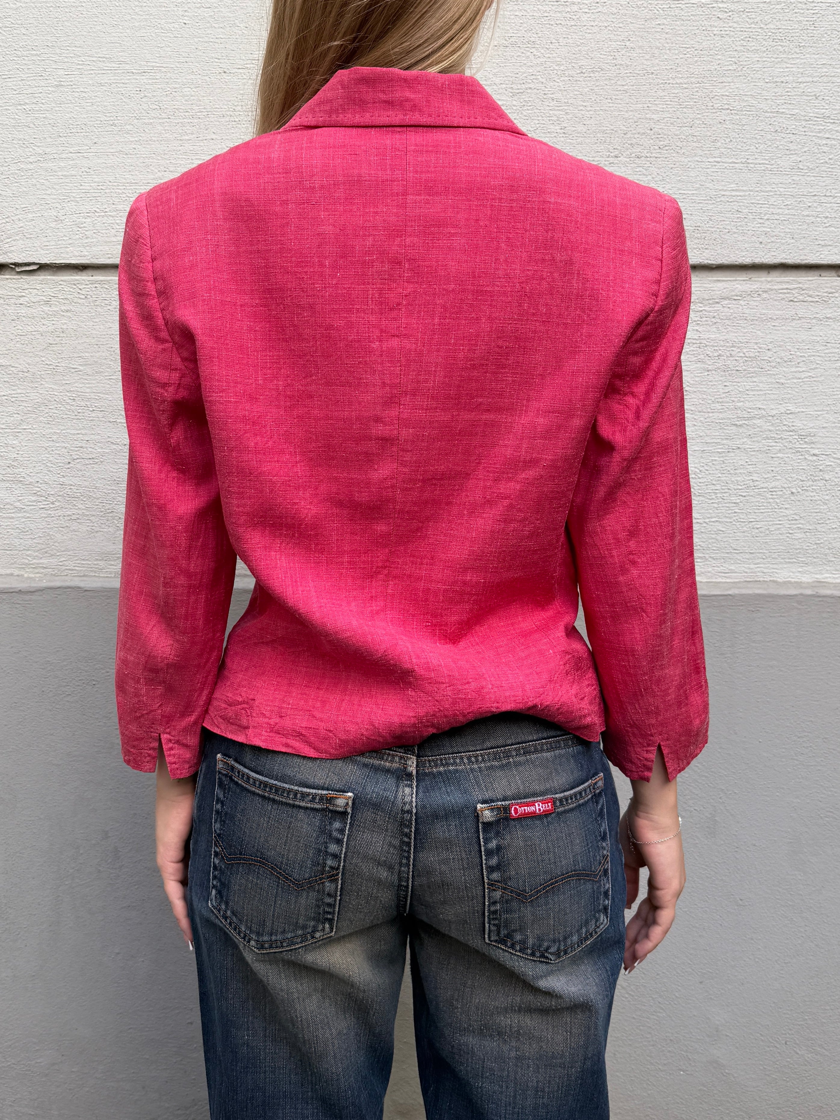 Vintage Escada Linen/Silk Blazer Jacket S/M – Donna Ferro