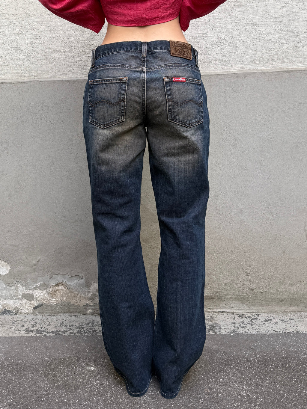 Vintage Mid Waist Bootleg Jeans S/Petite