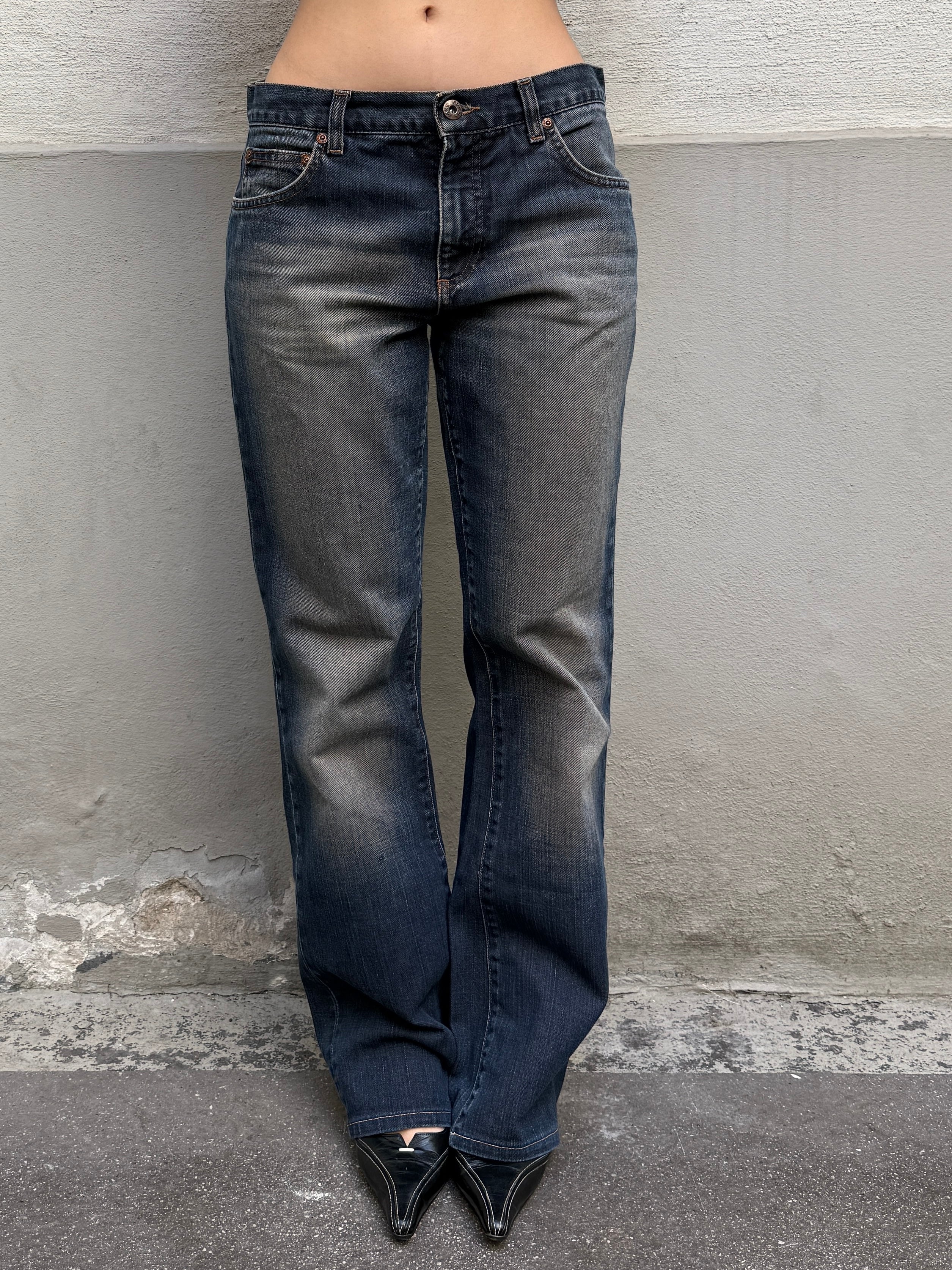 Vintage Mid Waist Bootleg Jeans S/Petite