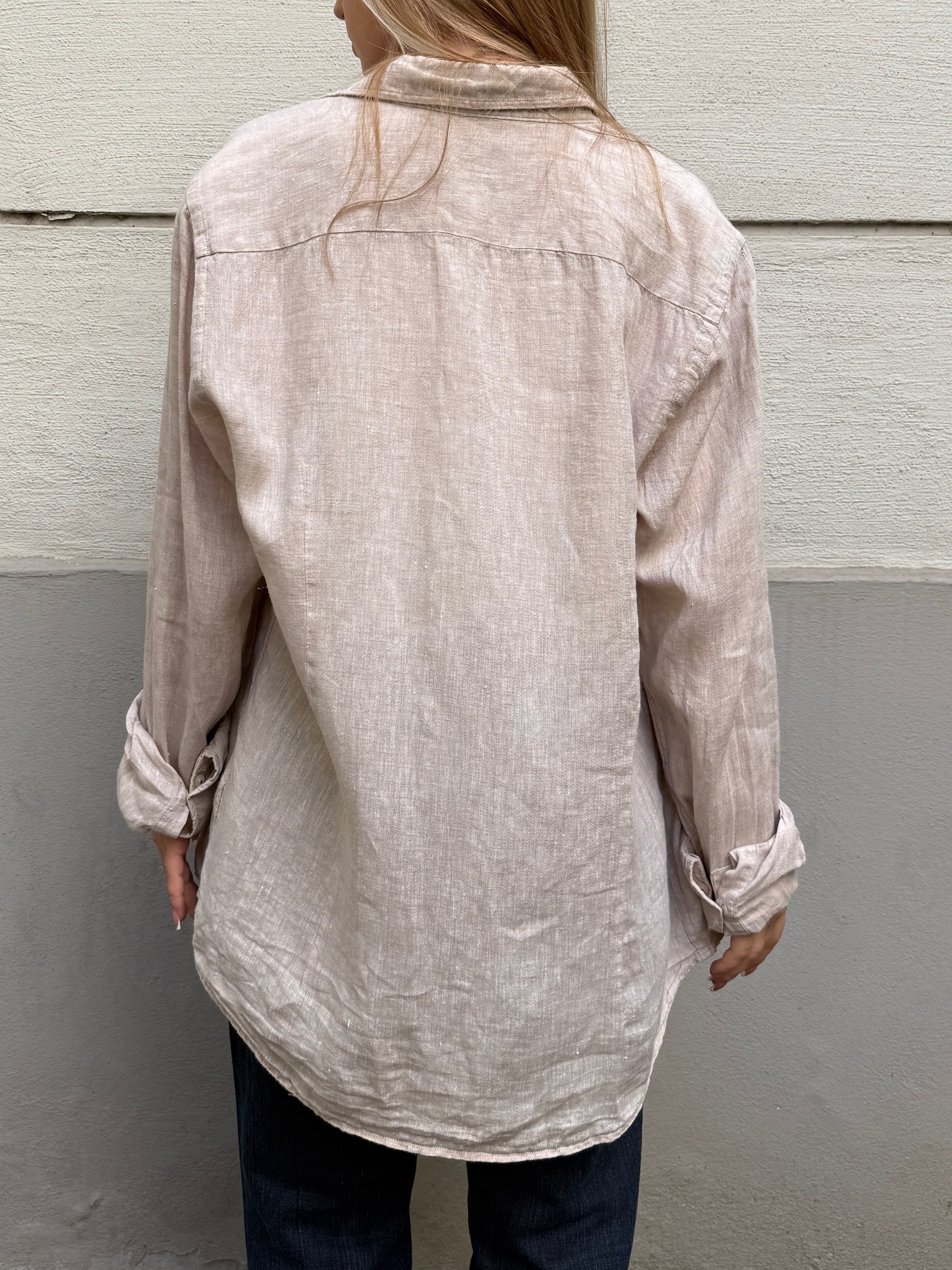 Vintage Joop 100% Linen Men's Slim Shirt S