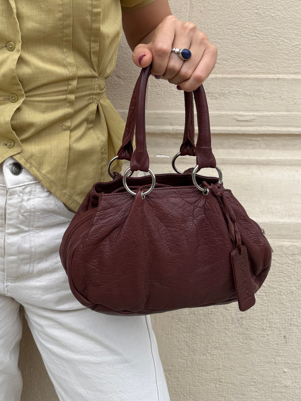 Vintage 100% Genuine Leather Bag S
