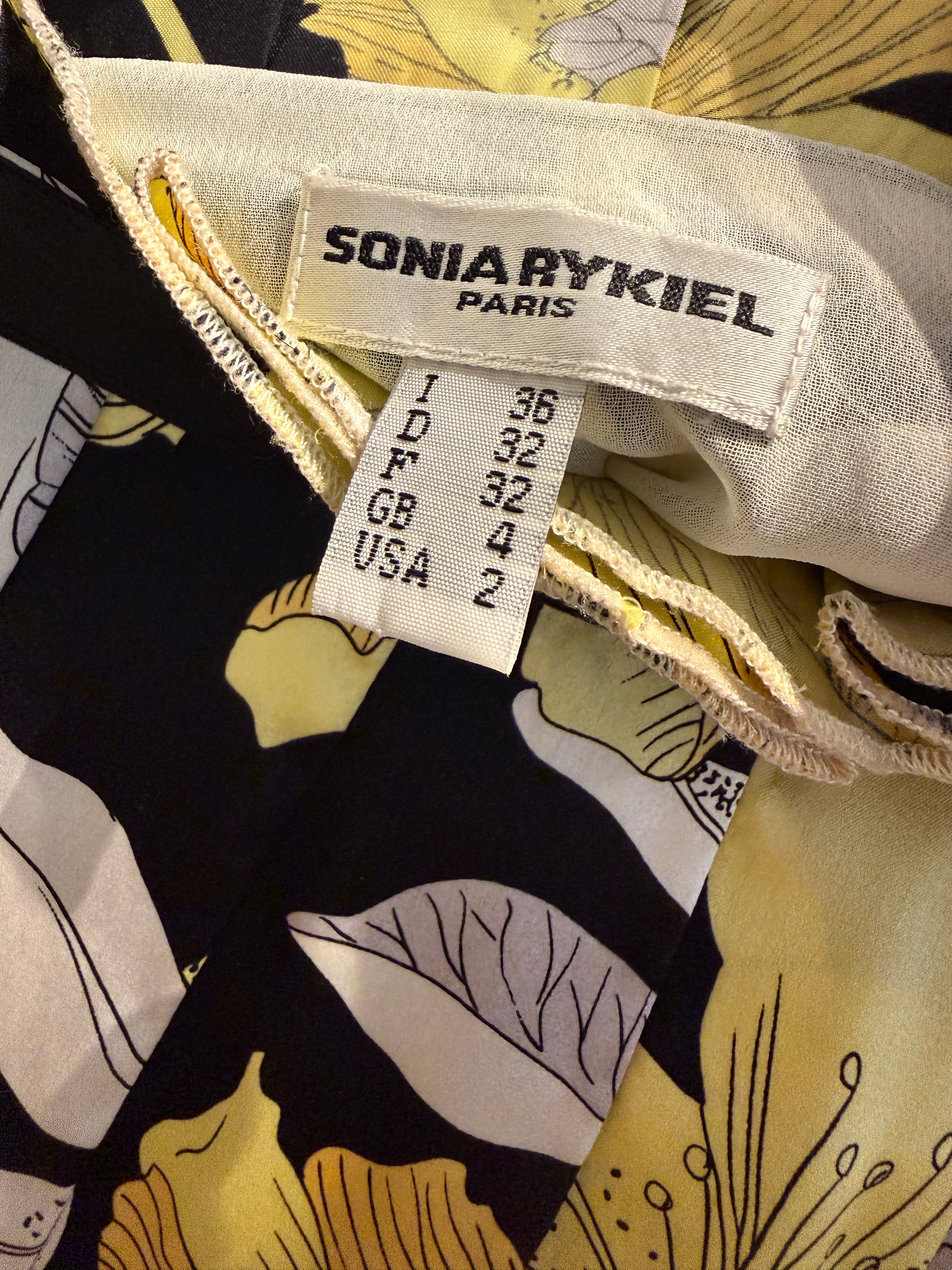 Vintage 100% Silk Sonia Rykiel XS/S