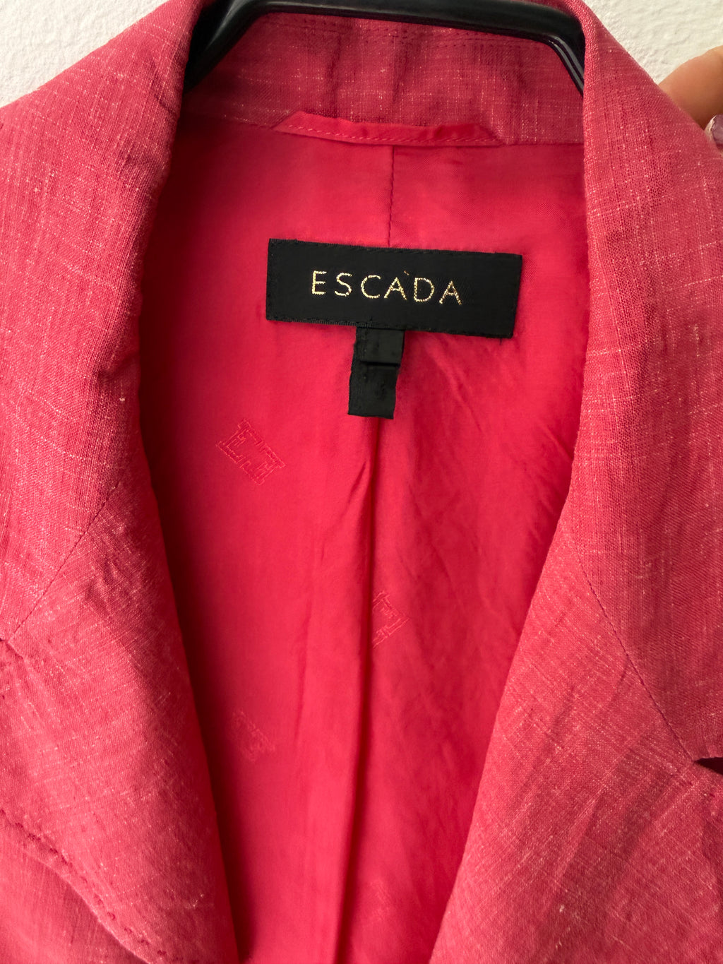 Vintage Escada Linen/Silk Blazer Jacket S/M