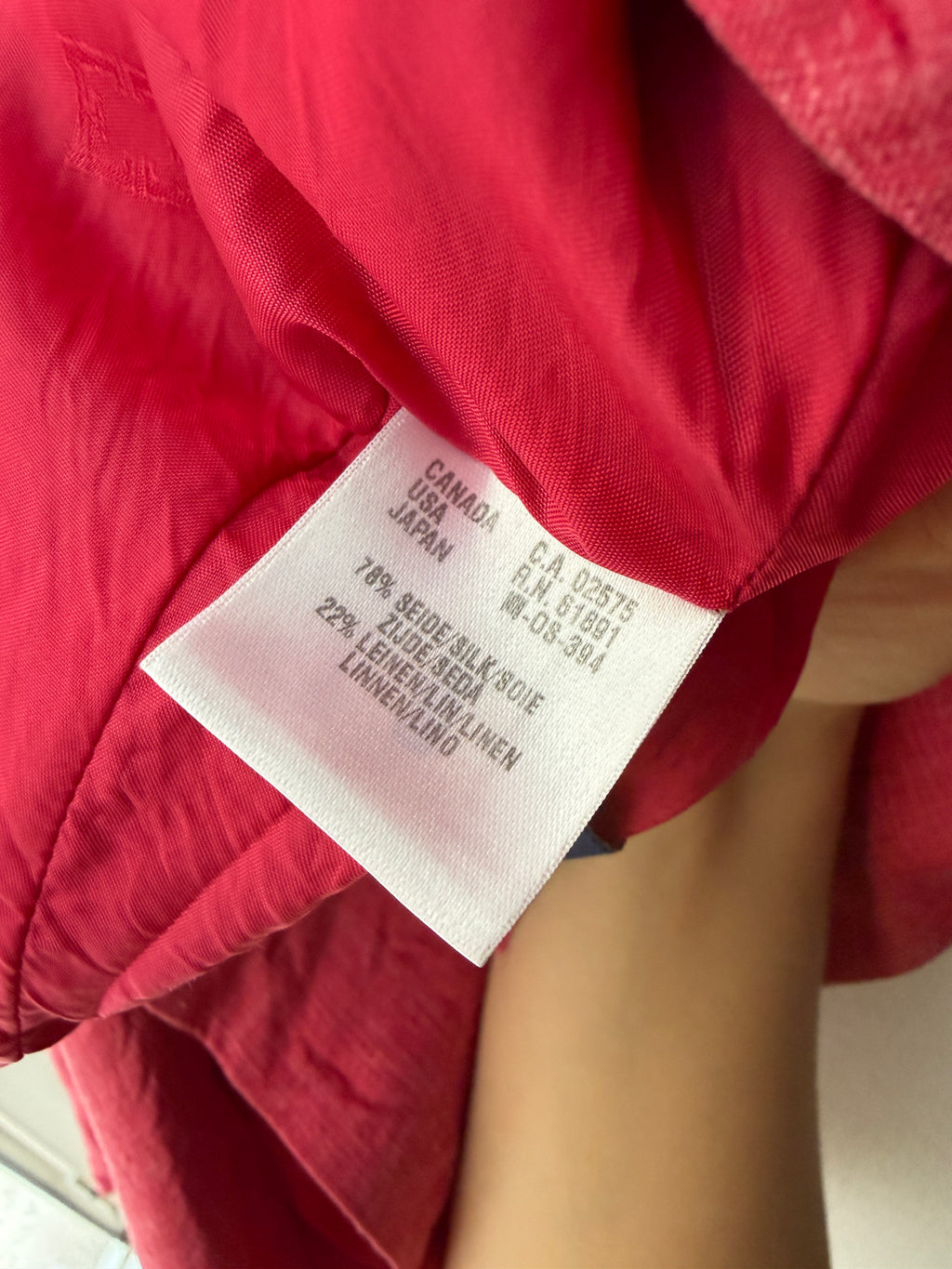 Vintage Escada Linen/Silk Blazer Jacket S/M