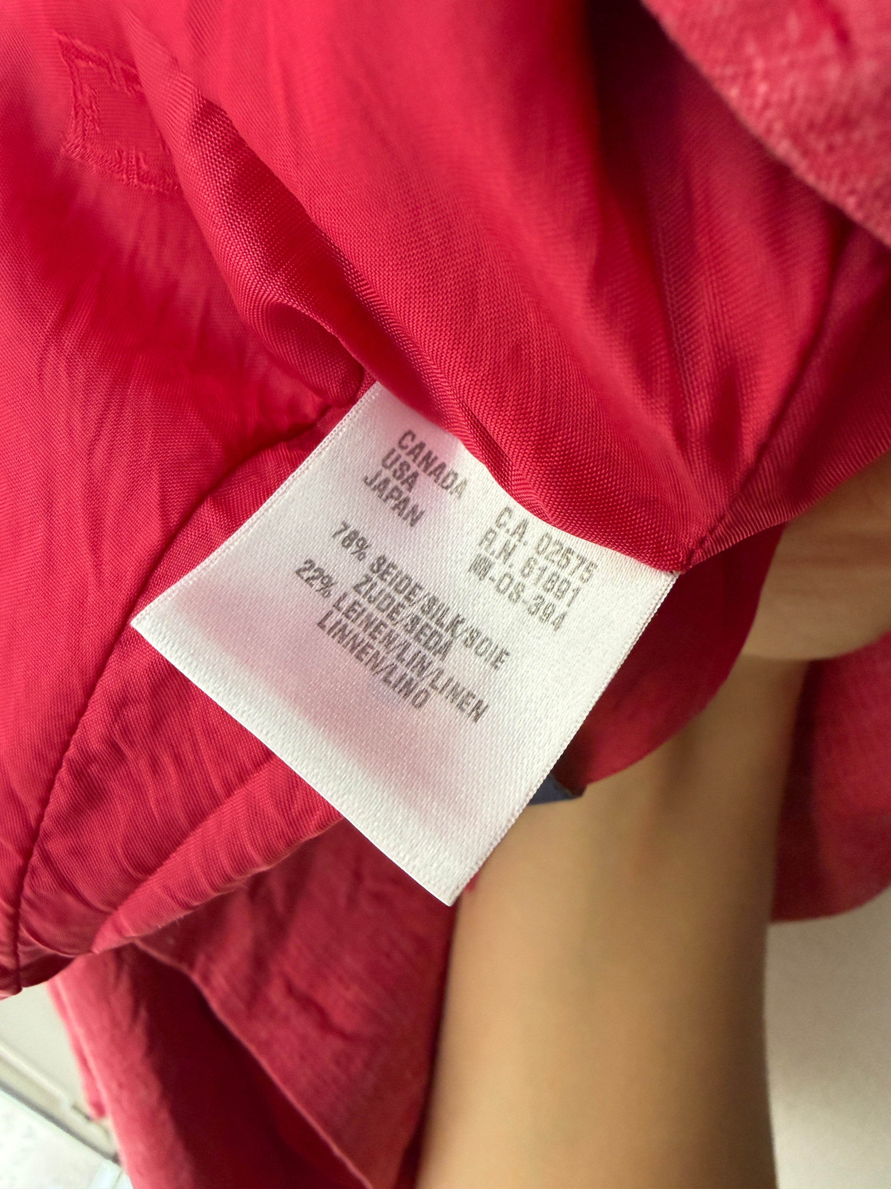 Vintage Escada Linen/Silk Blazer Jacket S/M