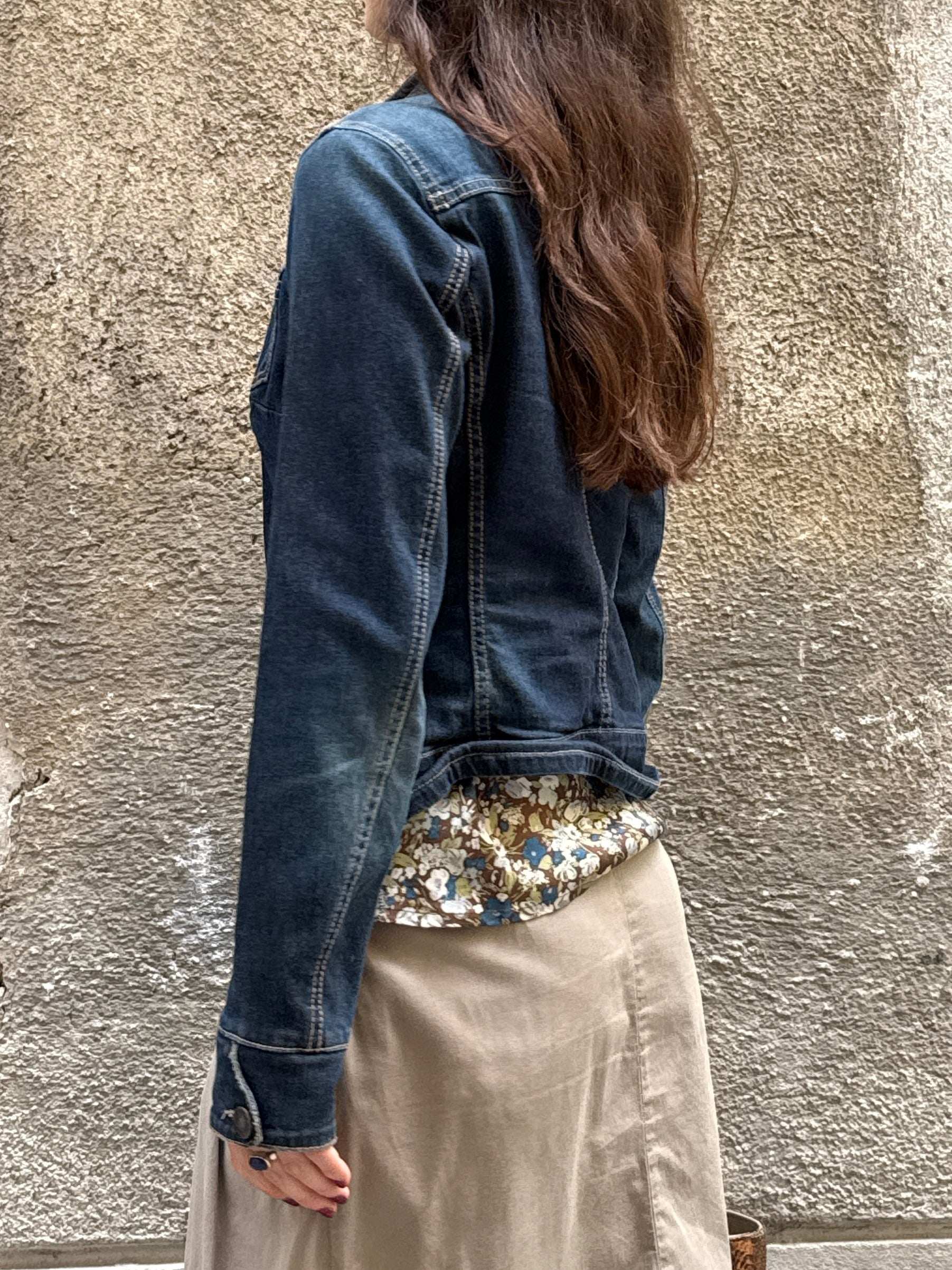 Vintage Y2K Sisley Denim Jacket S/M