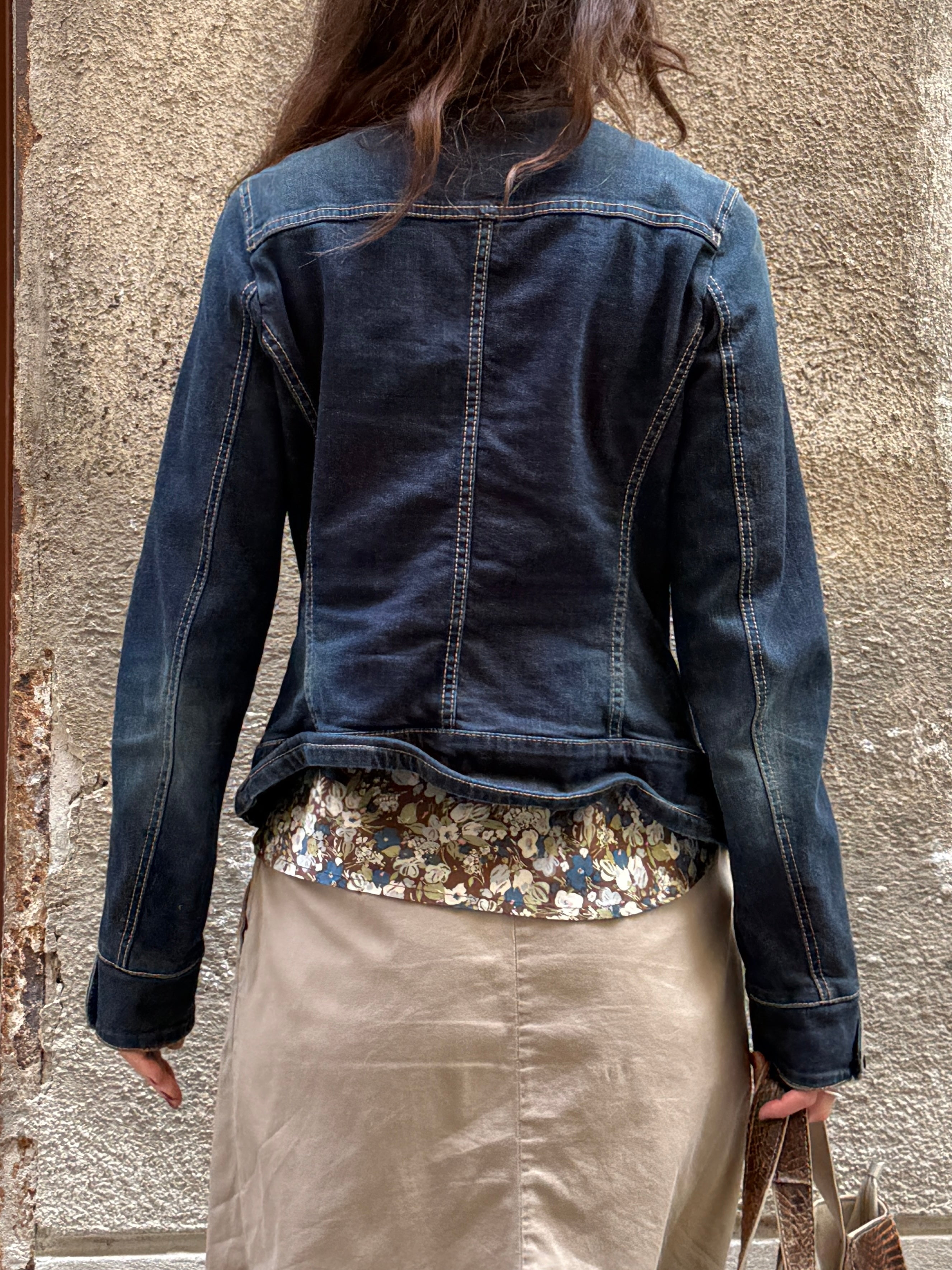 Vintage Y2K Sisley Denim Jacket S/M