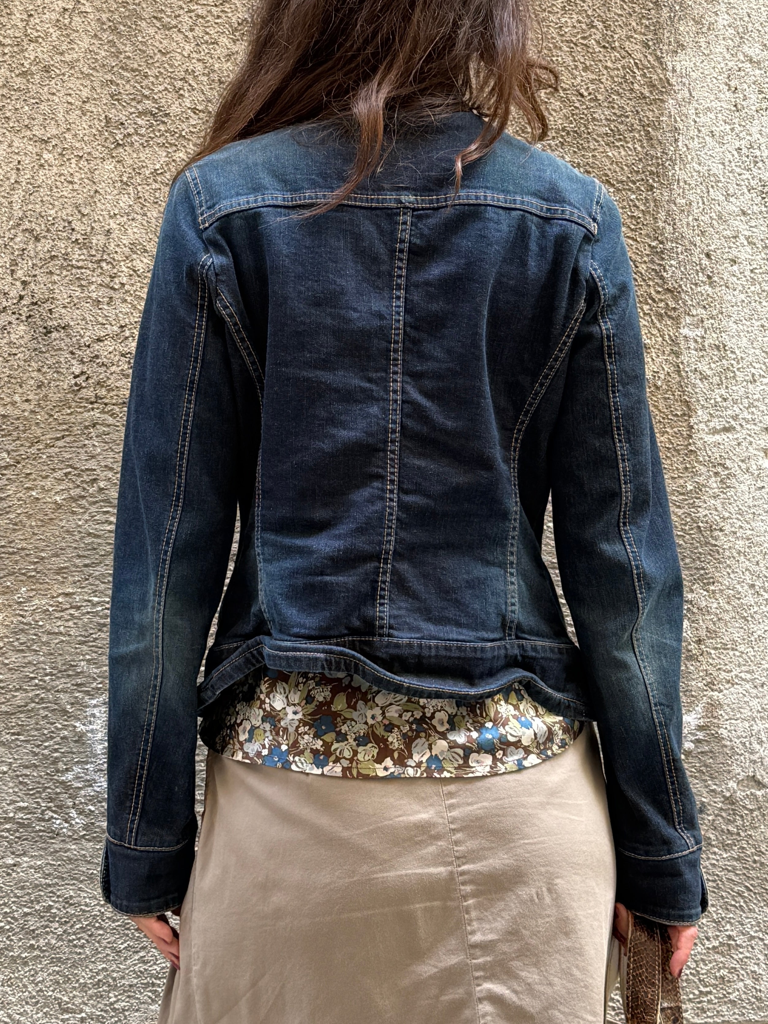 Vintage Y2K Sisley Denim Jacket S/M